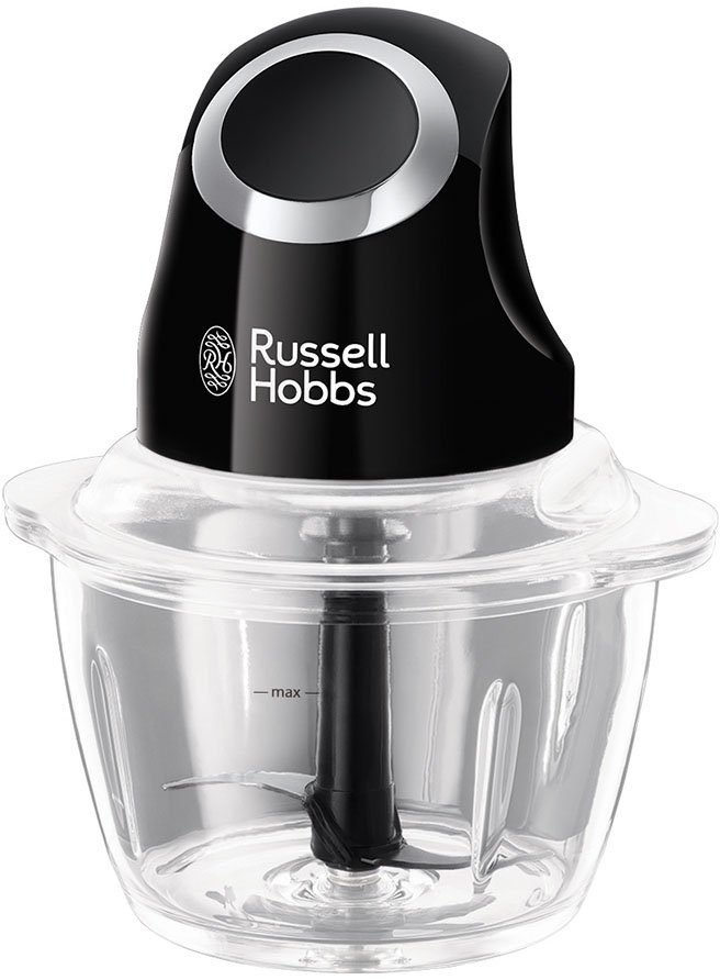 RUSSELL HOBBS Zerkleinerer Matte Black 24662-56 Mini, 200 W, Ein-Hand-Bedientaste