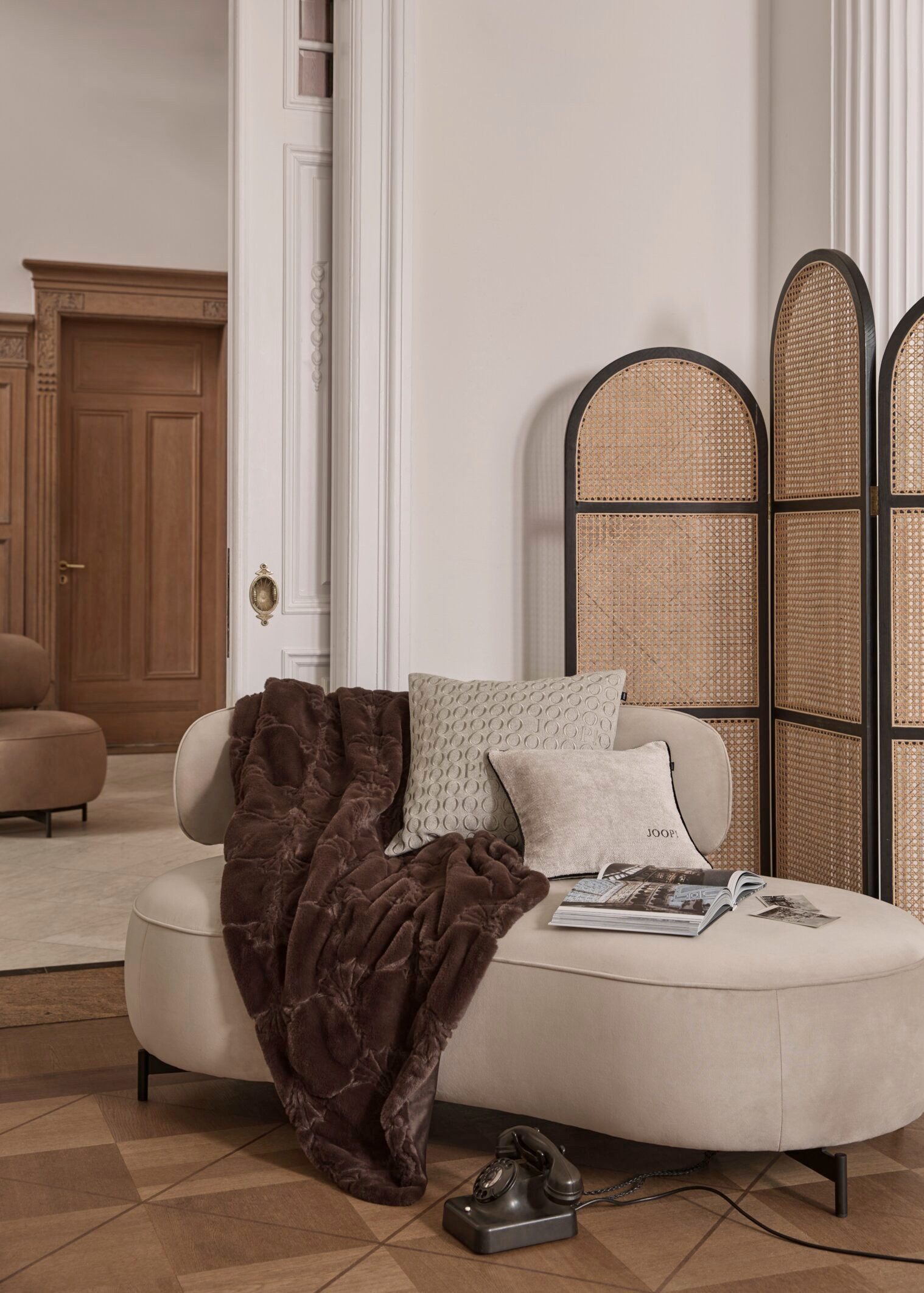 Wohndecke JOOP! LIVING - COZY CORNFLOWER Plaid, JOOP!