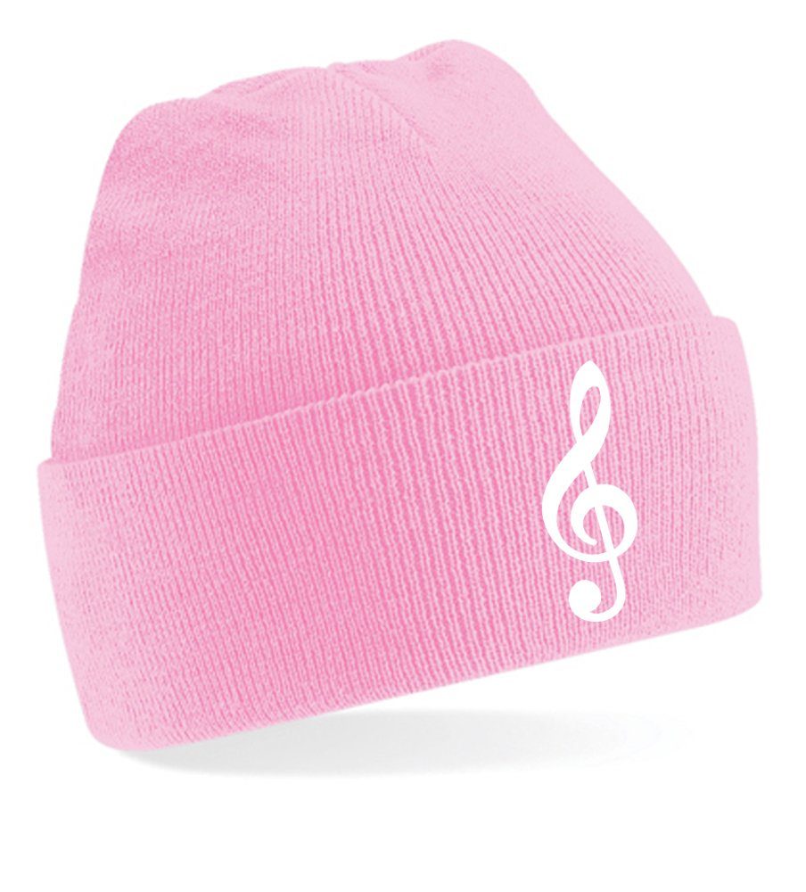 Beanie Unisex Erwachsenen Mütze Musik Notenschlüßel