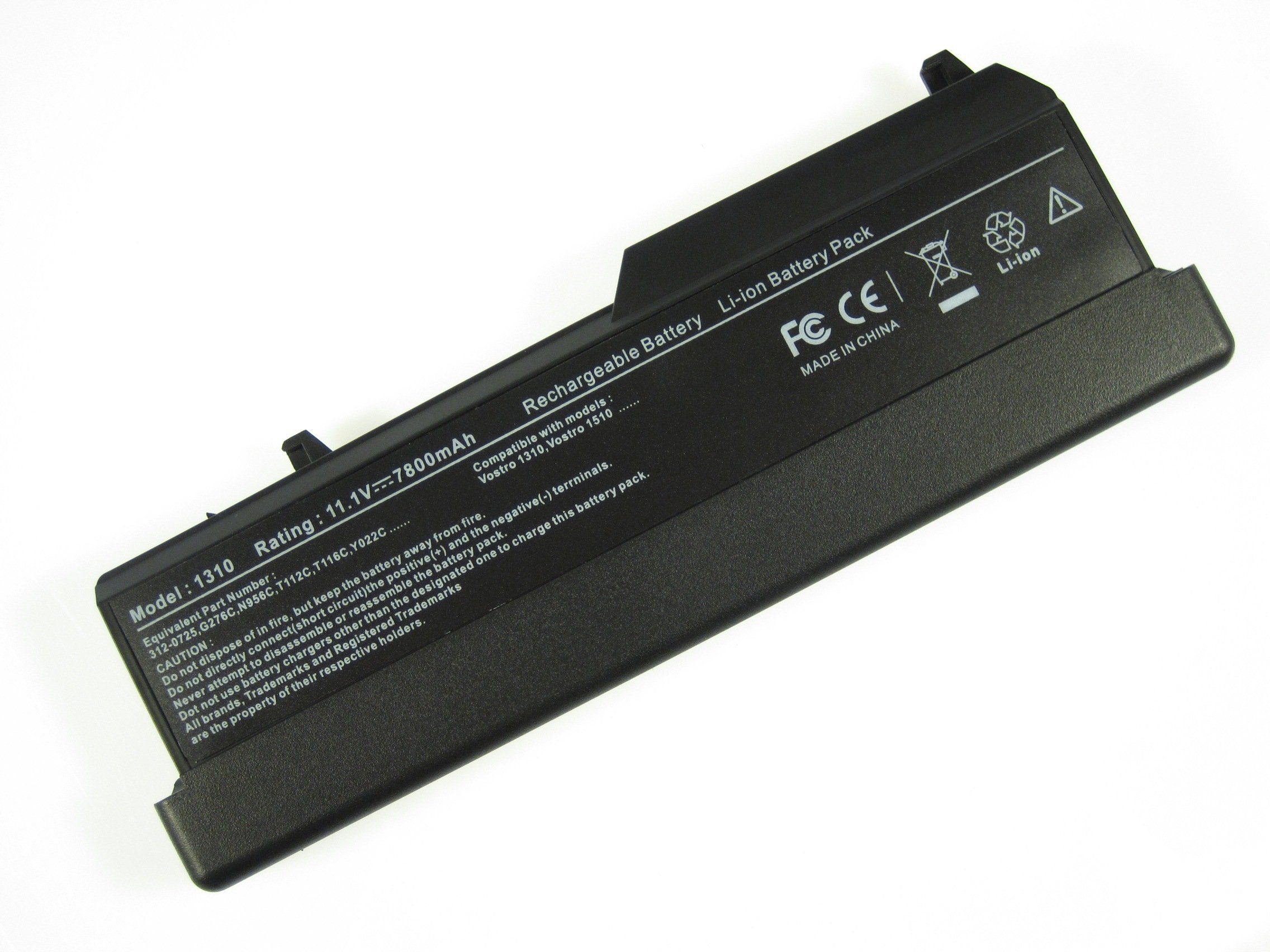 MobiloTec Akku kompatibel mit Dell T116C Akku Akku 6600 mAh (1 St)