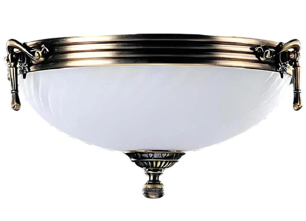 Xlmoebel Deckenleuchte Kronleuchte aus Glas in Weiß mit elegantem Design, Keine Funktionen, Hergestellt in Europa