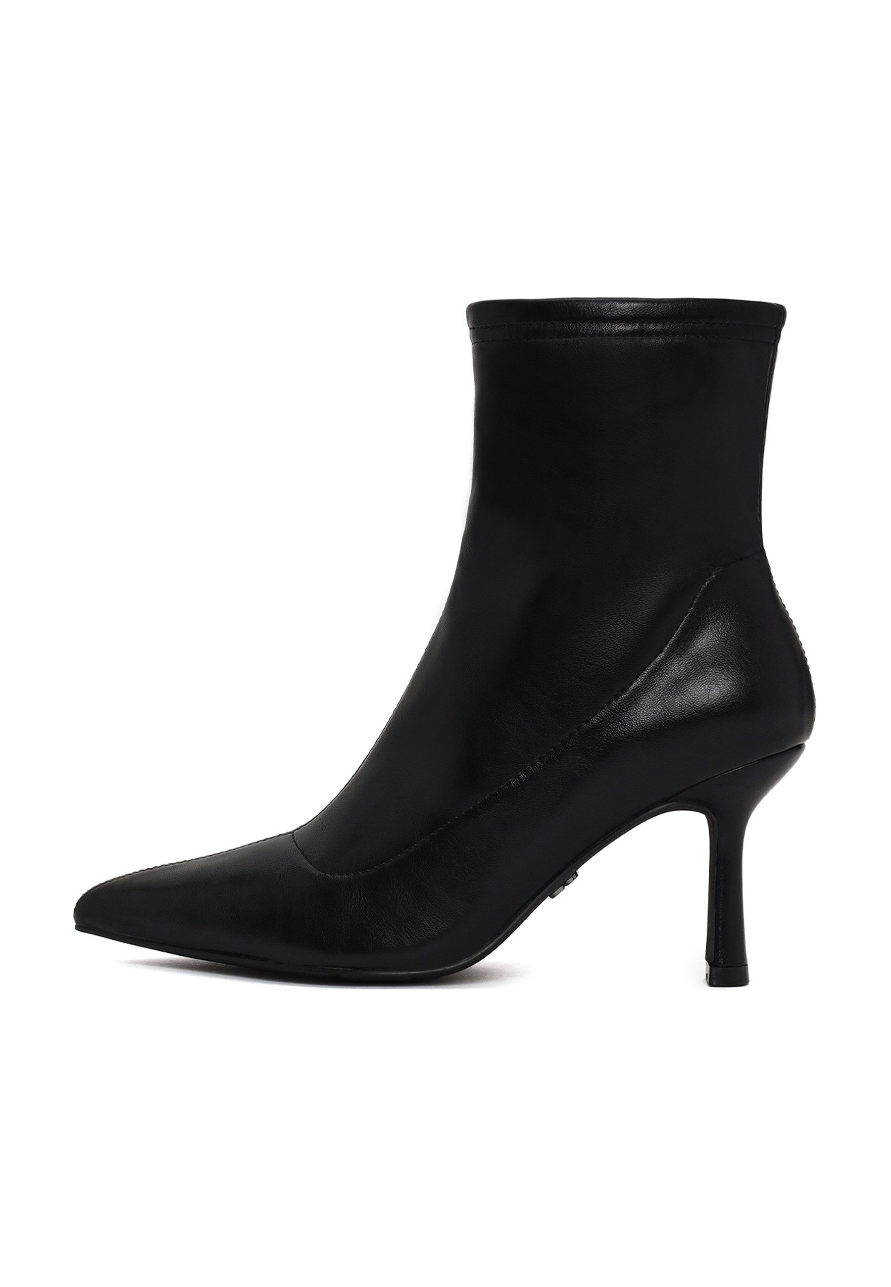 Derimod Kunstleder-Stiefeletten Mit Mittelfersenabsatz Ankleboots