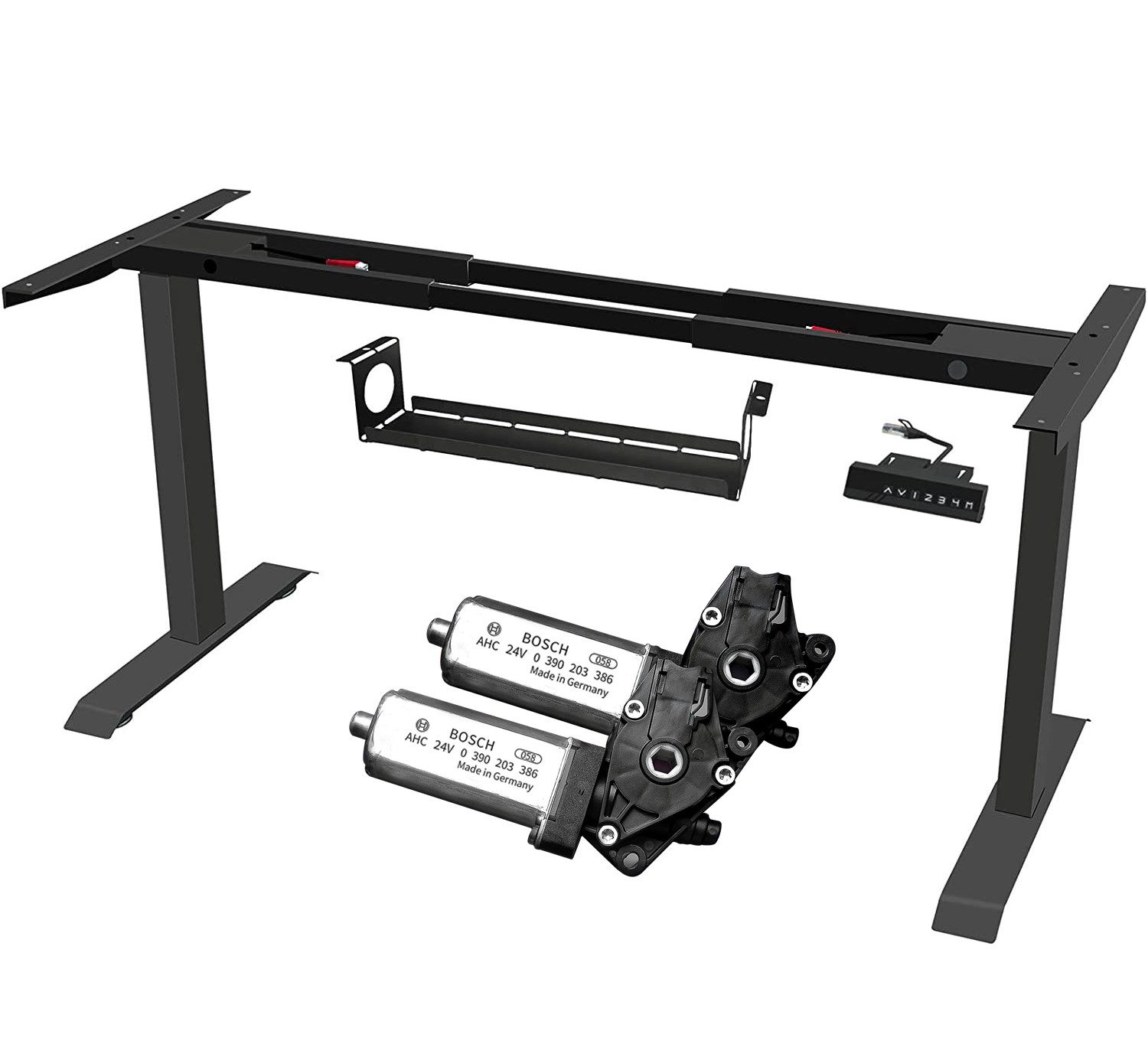 Fanztool Schreibtisch 2 x BOSCH Motoren höhenverstellbares Schreibtisch-Gestell stufenlos (Einzeln)