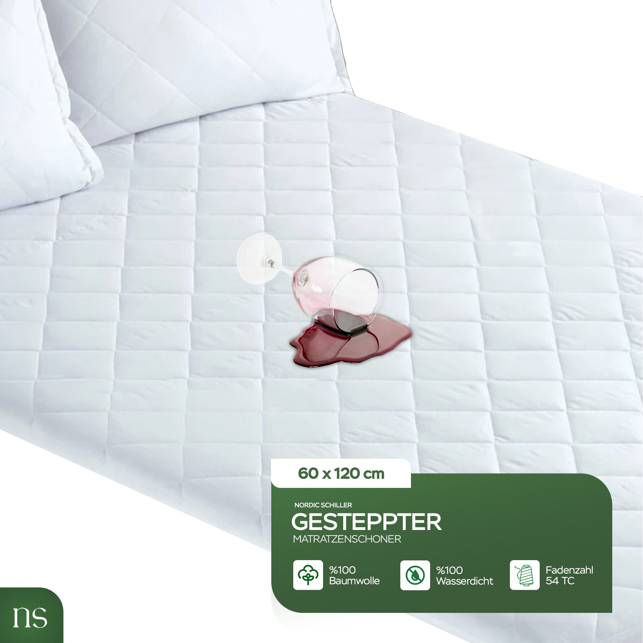 Matratzenschoner Gesteppter Matratzenschoner Flüssigkeitsbeständig Fitted N günstig online kaufen