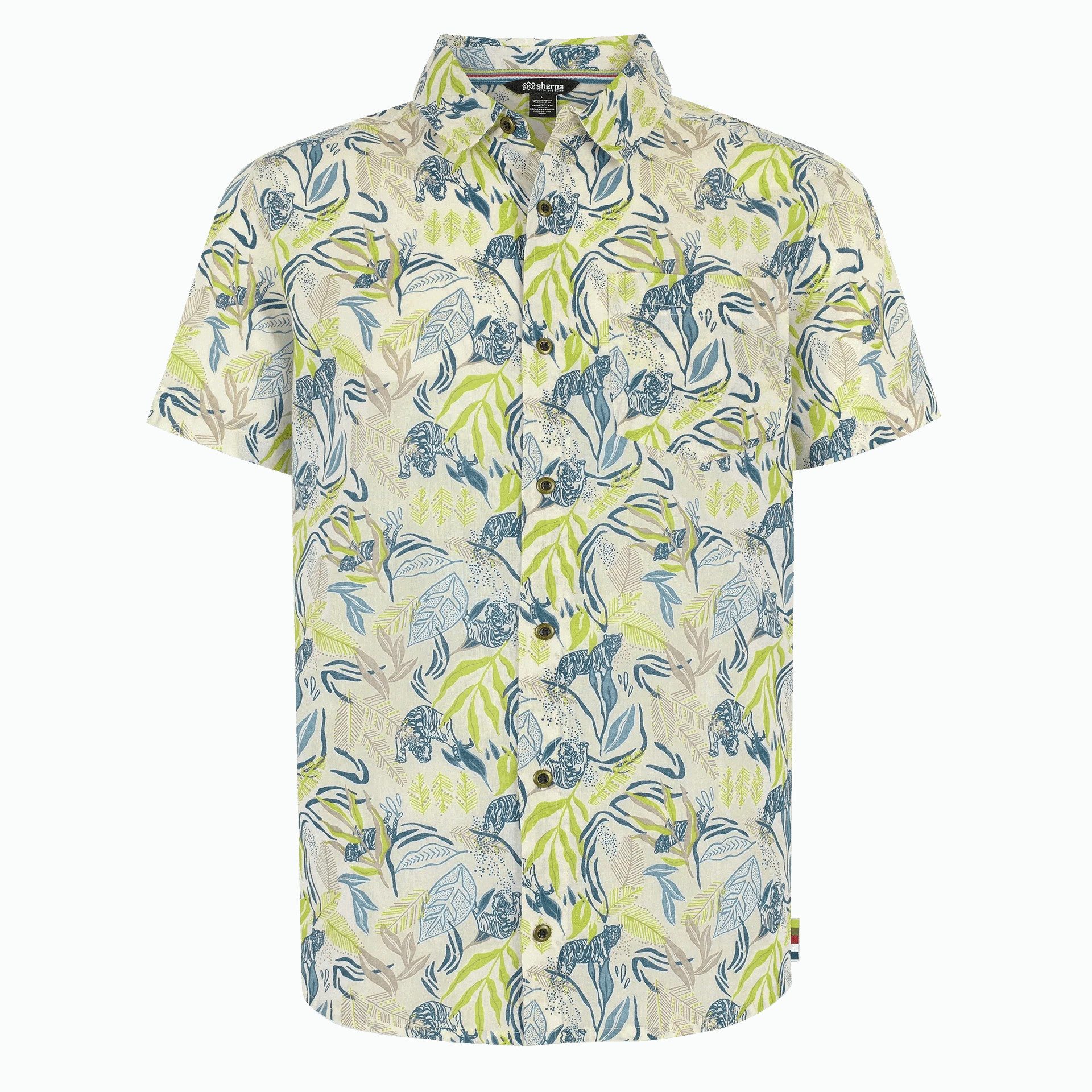 Sherpa Outdoorhemd TIGER LEAF SS SHIRT