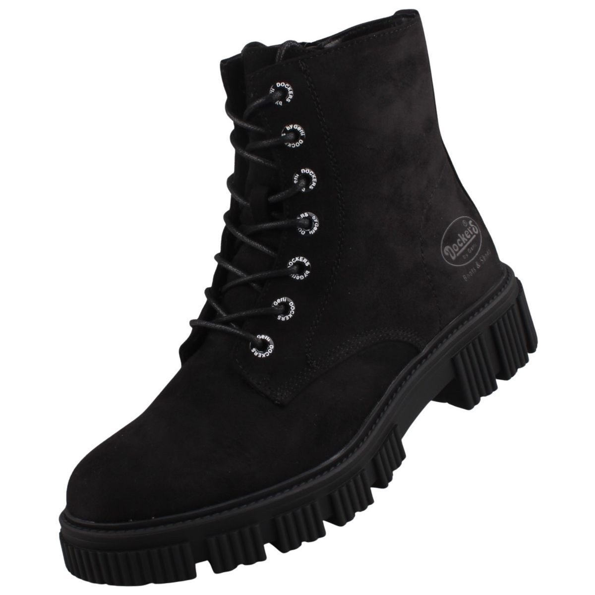 Dockers by Gerli 51DA913-770100 Stiefelette Schnürstiefel mit markanter Profilsohle