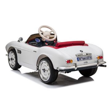 ES-Toys Elektro-Kinderauto Kinder Elektroauto BMW 507, Belastbarkeit 40 kg, Oldtimer lizenziert EVA-Reifen 2x 35 Watt