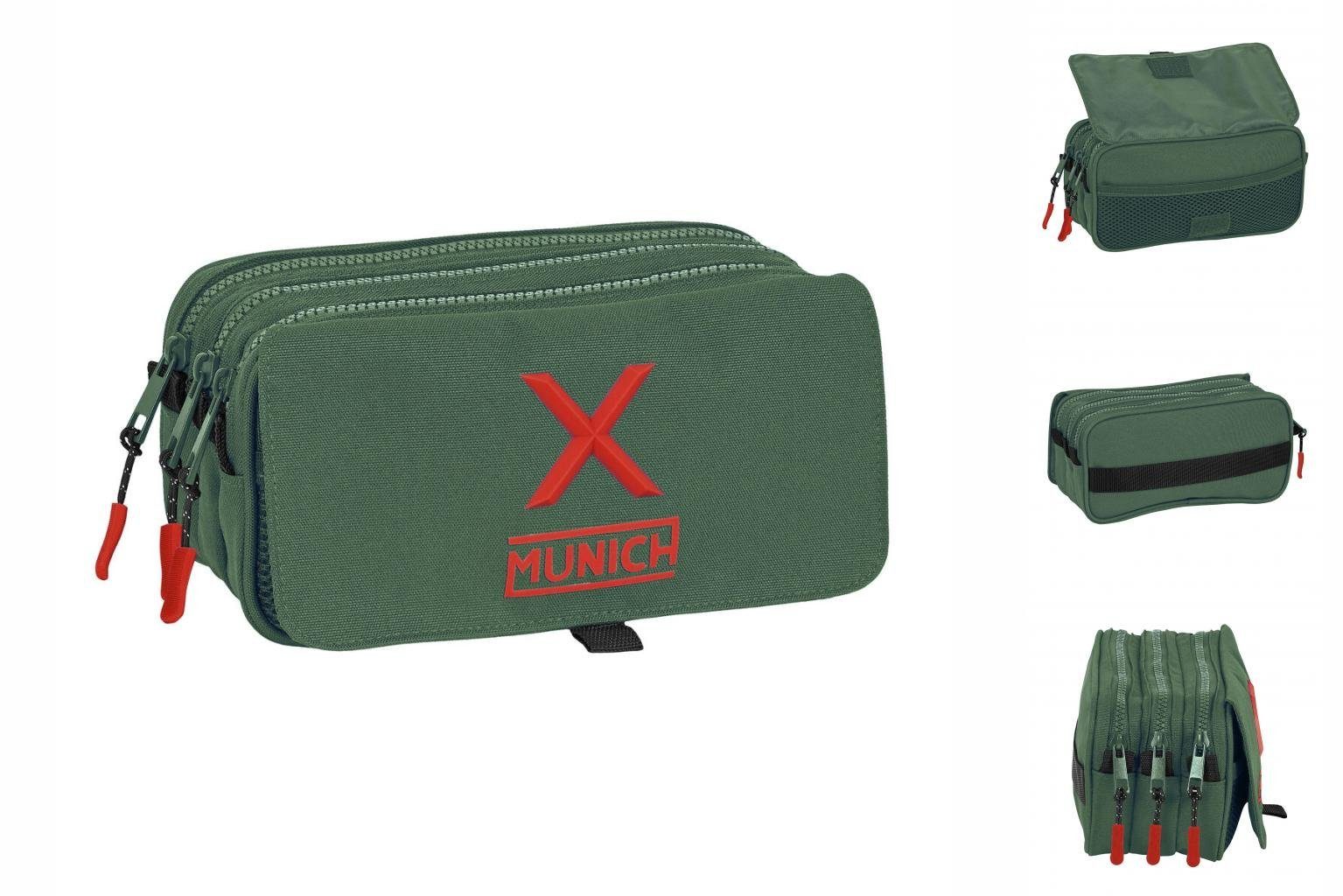 Verde grün Munich x cm 10 x 21,5 Mehrzweck-Etui Dreifaches Federtasche Munich 8