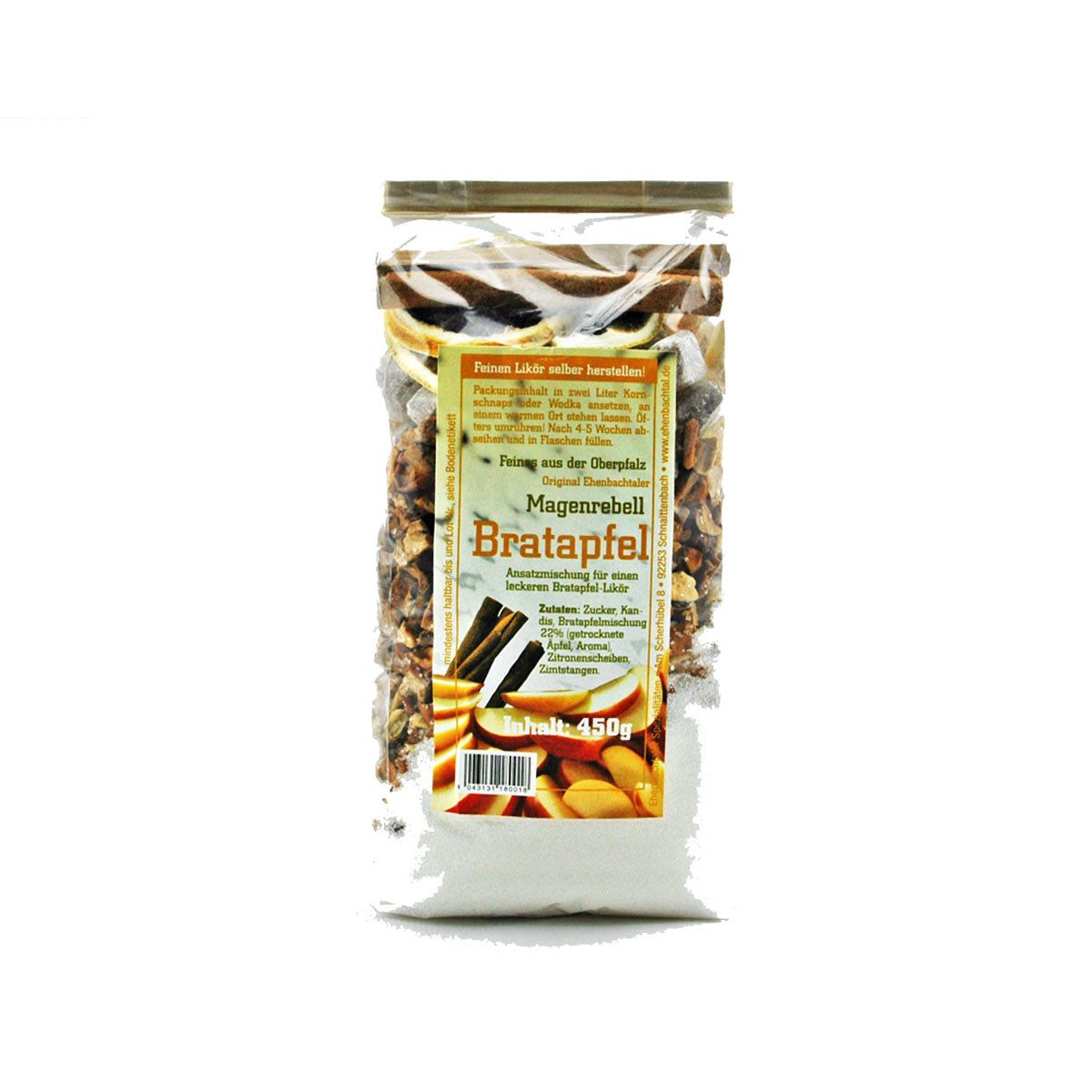 Biller Gewürz, Magenrebell Bratapfel Likör Ansatzmischung für Kräuterlikör 450g
