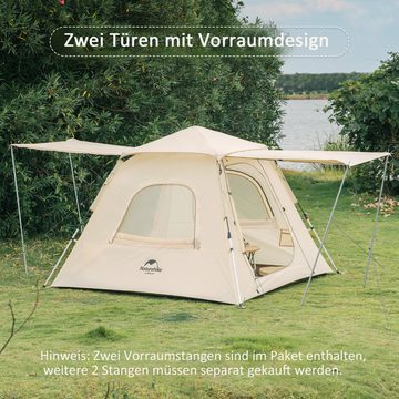 autolock Kuppelzelt Campingzelt Ultraleicht Wurfzelt 3 Personen Zelt Familienzelt UPF50+