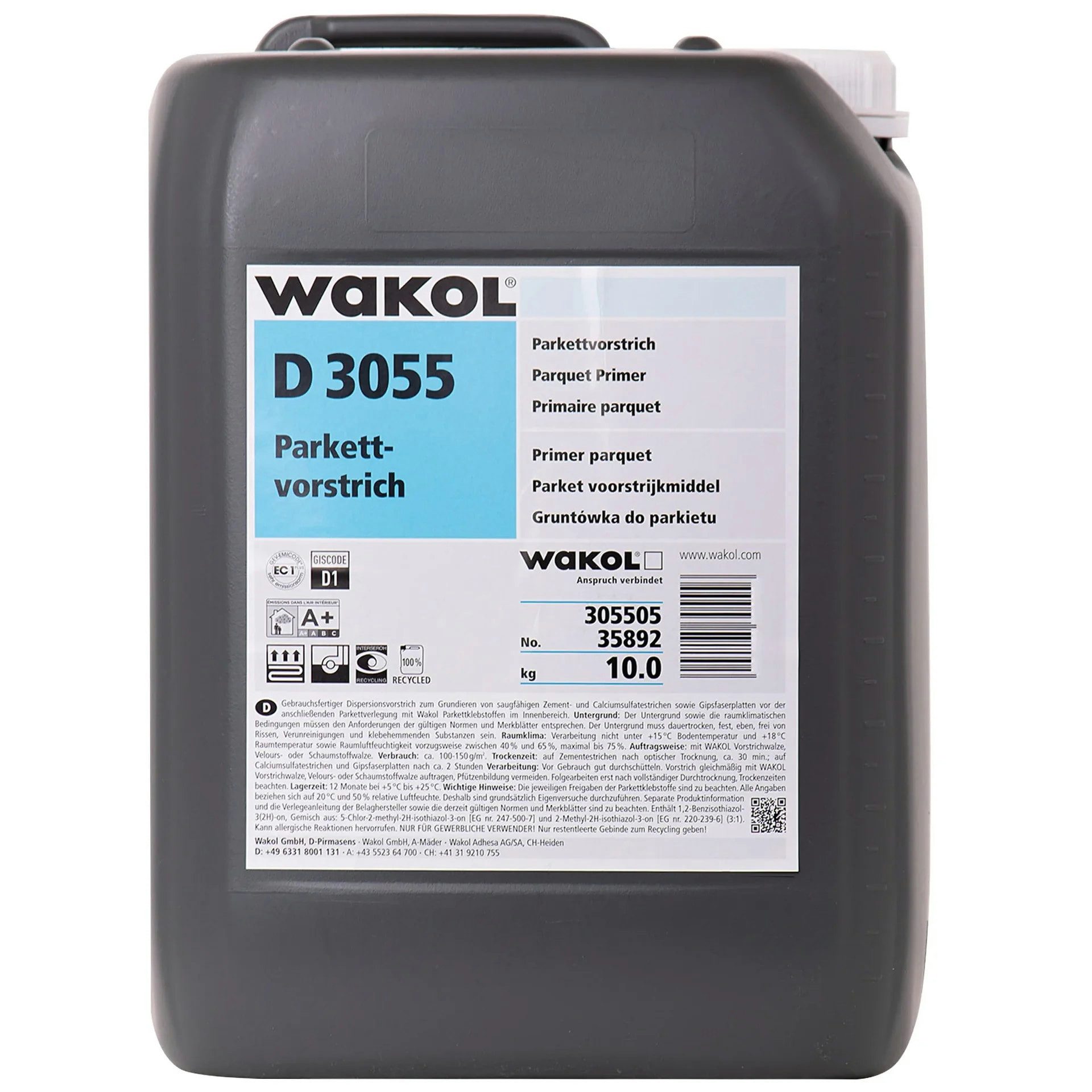 Wakol Haftgrund D 3055 Parkettvorstrich 10kg