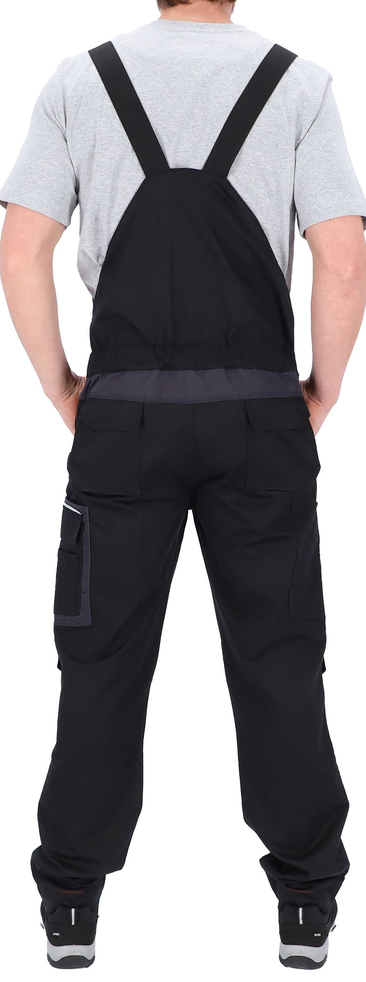 ELIWORX Arbeitslatzhose Stretch Einsatz bequeme robuste flexible Herrenhose Smartes Taschen-Design ideal für Handwerk Heimwerk und Baugewerbe