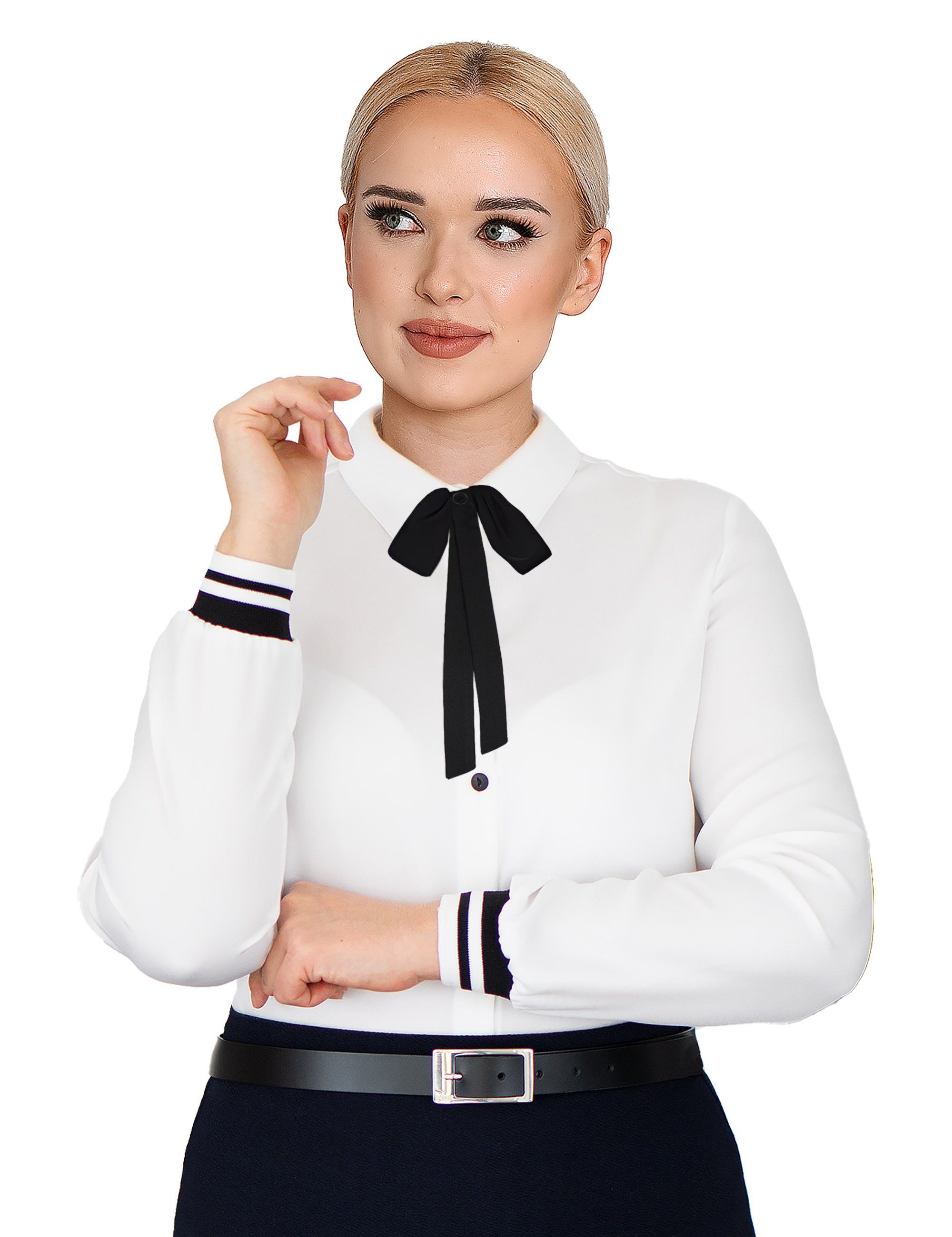 HEVENTON Hemdbluse mit Strickbündchen günstig online kaufen
