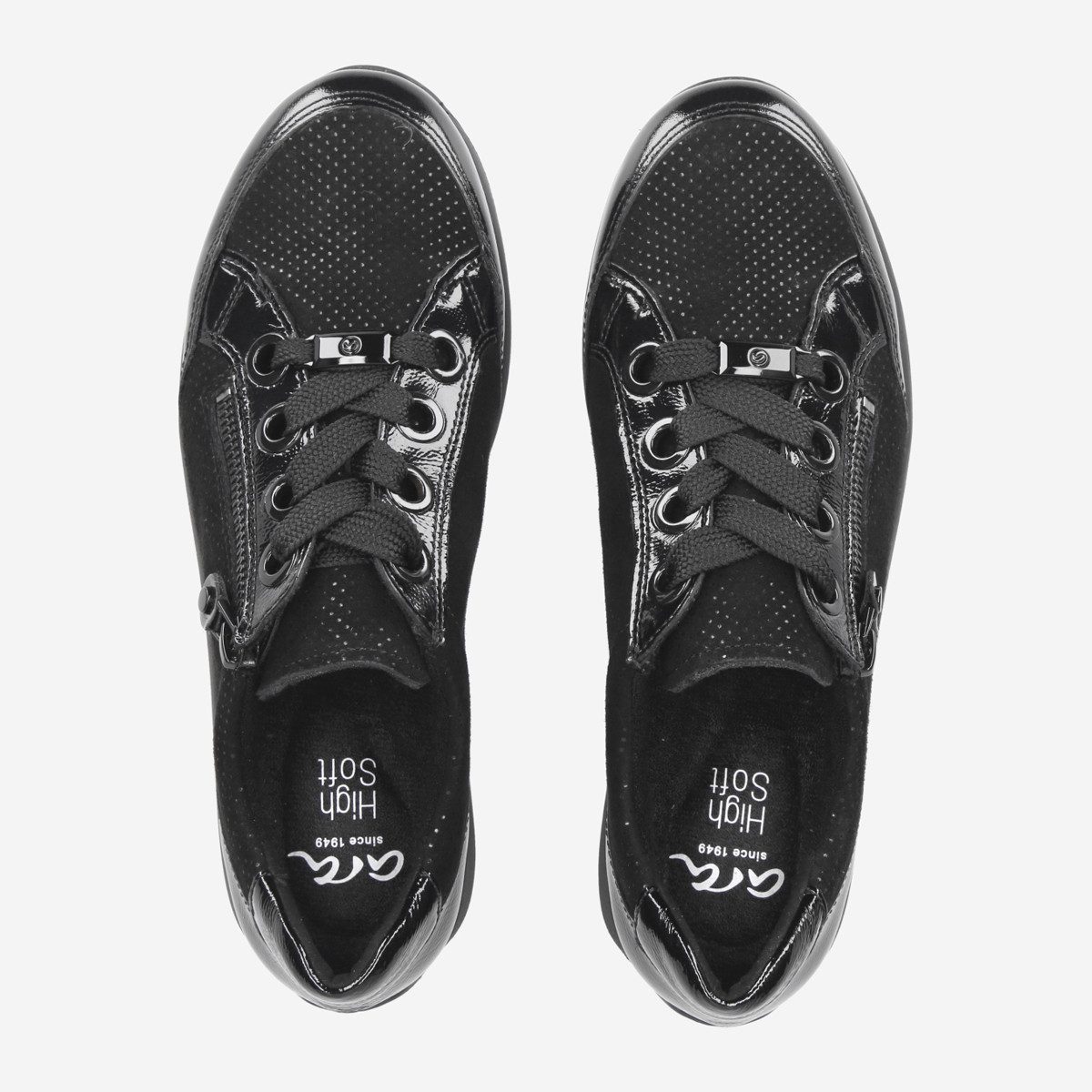 Ara Ara 44587-20 OSAKA-HIGHS, Sneaker, Schwarz, kombiniert, Damen Sneaker