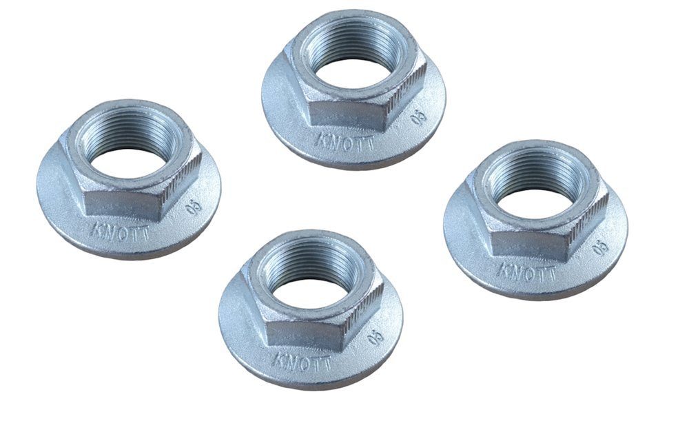 Knott Anhänger 4x Flanschmutter Knott M24 x 1,5 - 407963.001 M24 x 1,5 - SW32