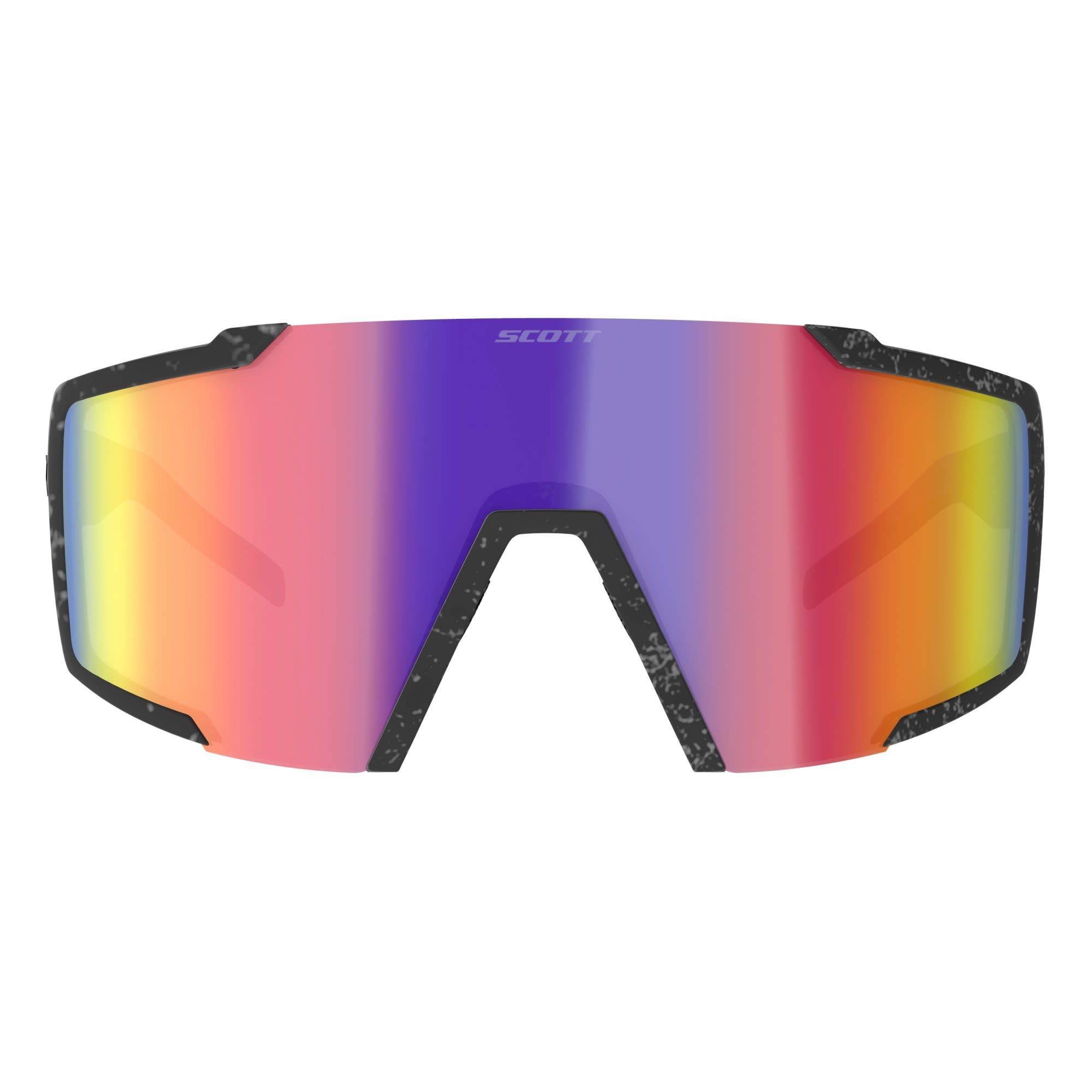 Scott Chrome Shield Scott Marble Black Accessoires - Teal Sunglasses Compact Fahrradbrille