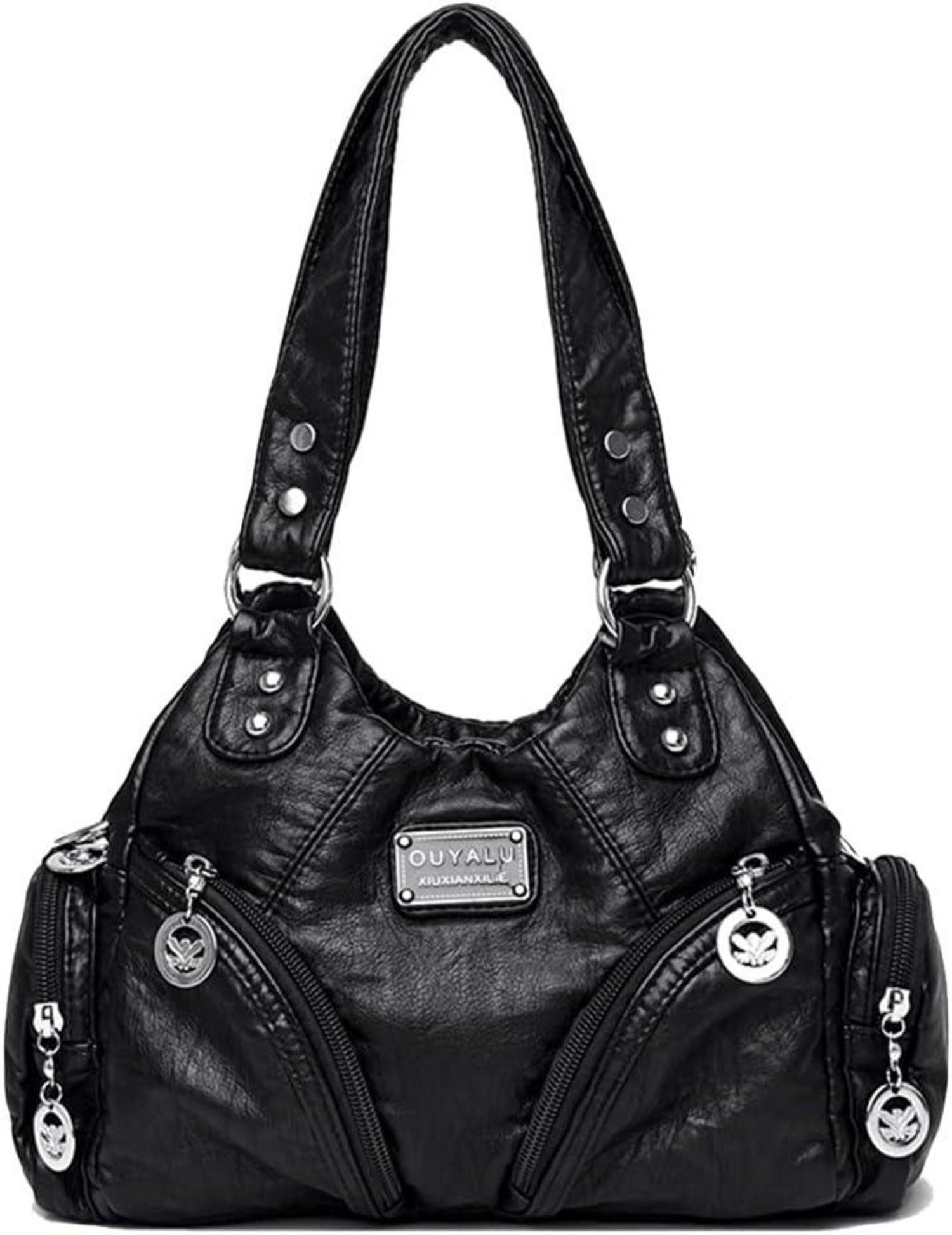 LuxusKollektion Hobo Damen PU-Leder Hobo Handtasche günstig online kaufen