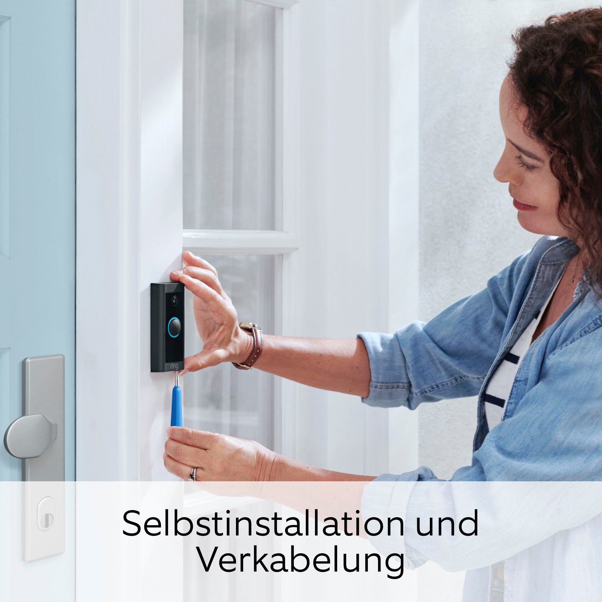 Ring Smart Home Türklingel Video Doorbell Wired (Außenbereich, Innenbereich)