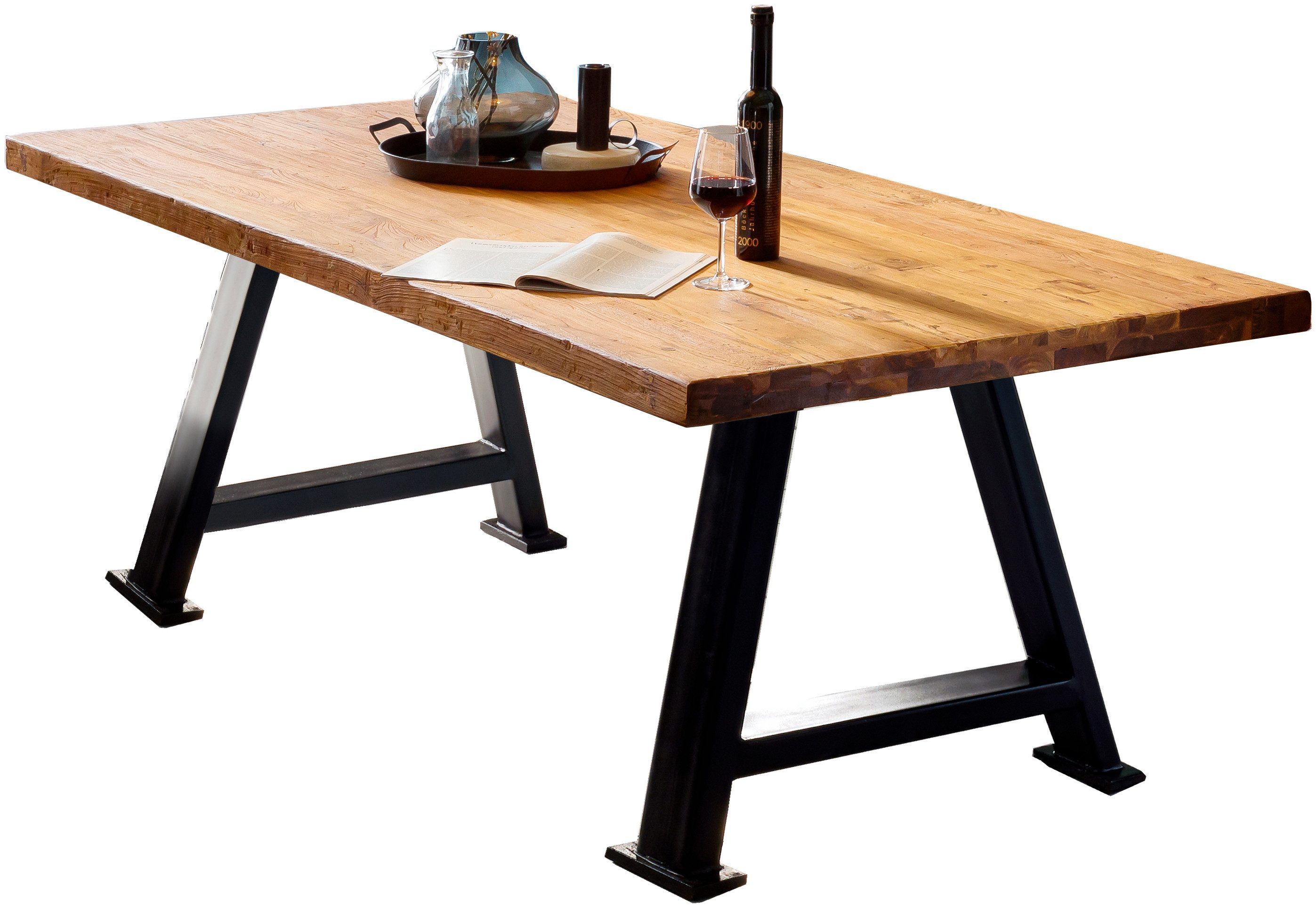 SIT Tischplatte (1 St), aus recyceltem Teakholz