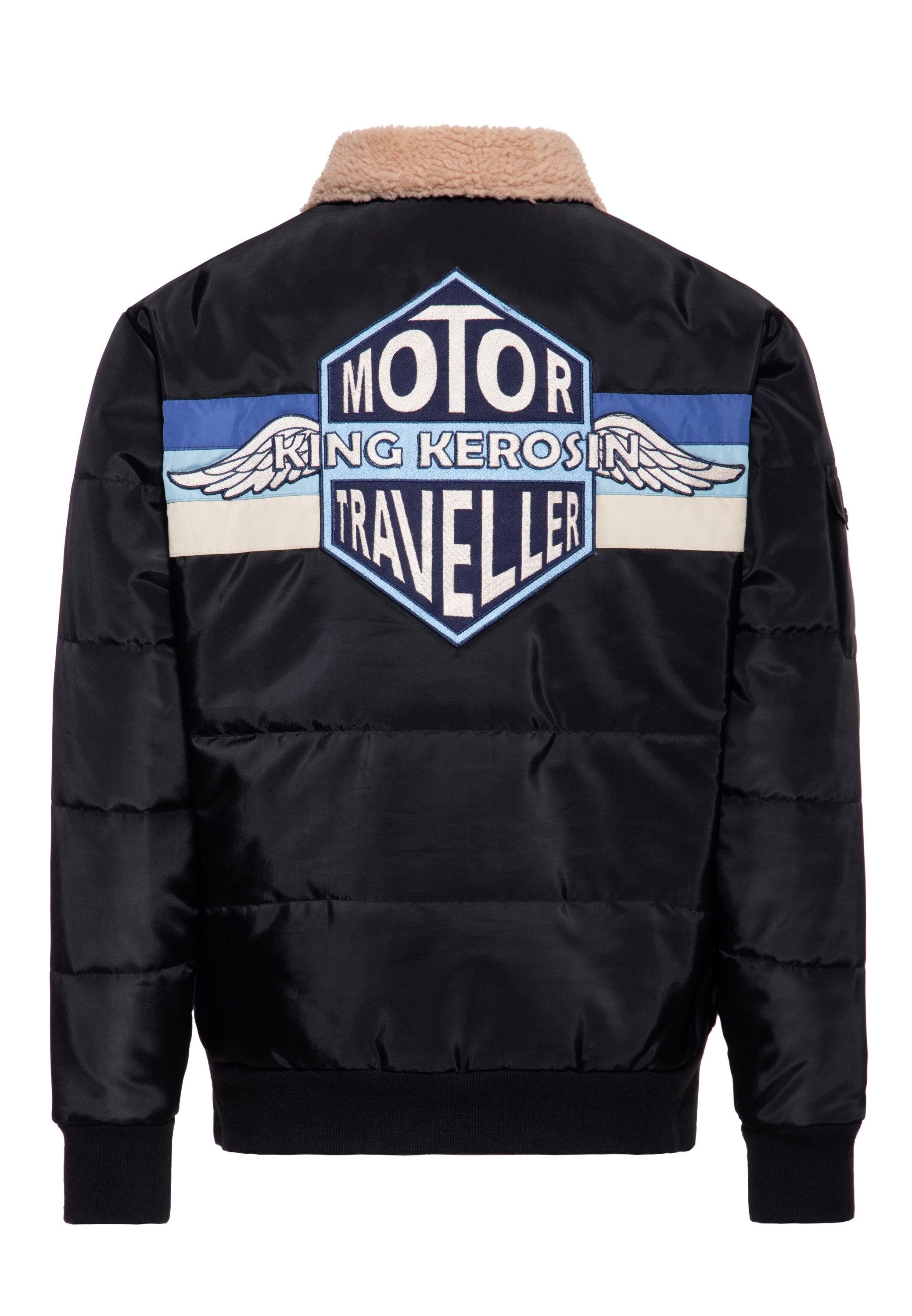 KingKerosin Winterjacke Motor Traveller (1-St) mit Rückenpatch