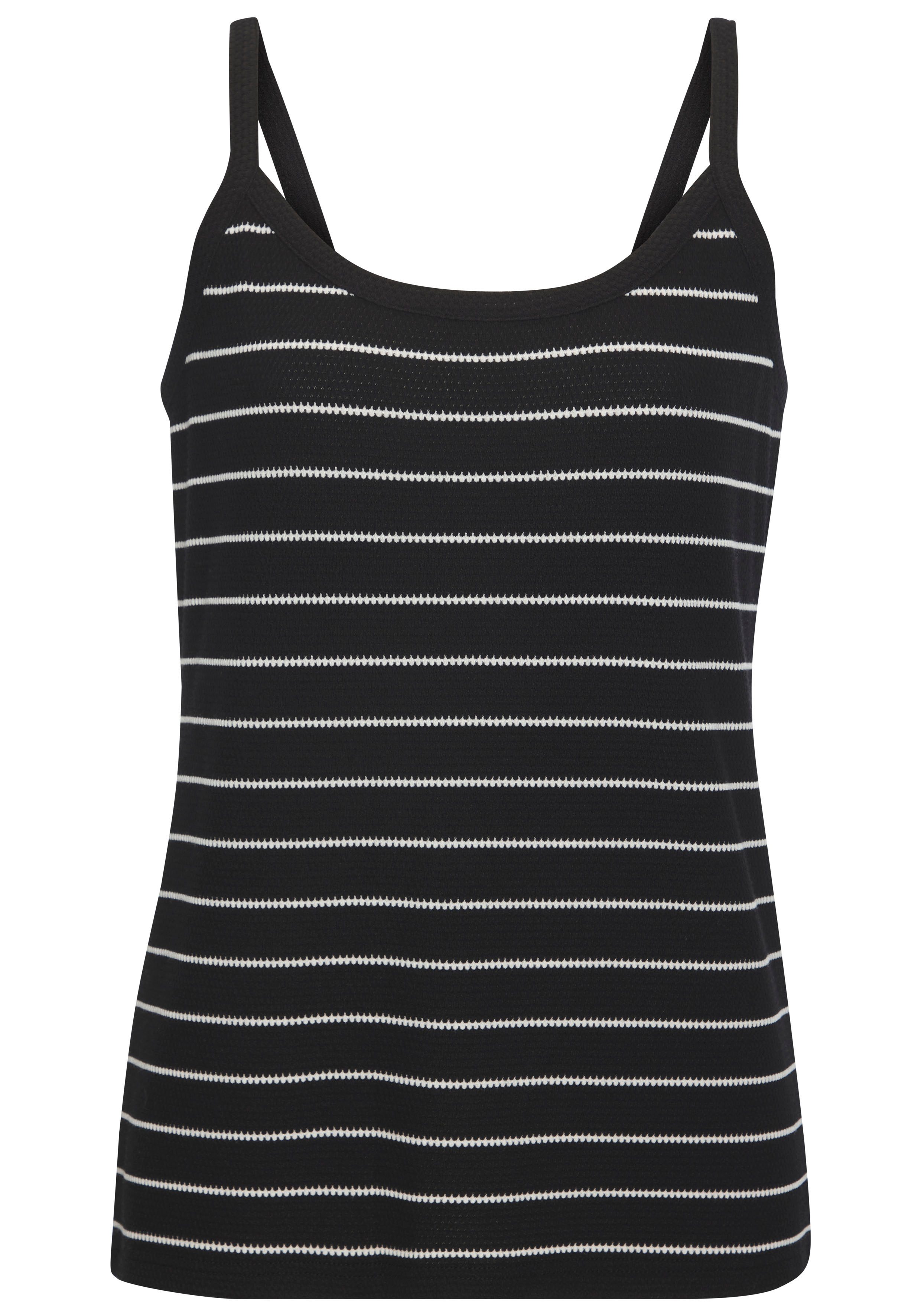 Vivance by Lascana Trägertop (2er-Pack) aus strukturiertem Jersey in Streifenoptik – Bild 5 von 5