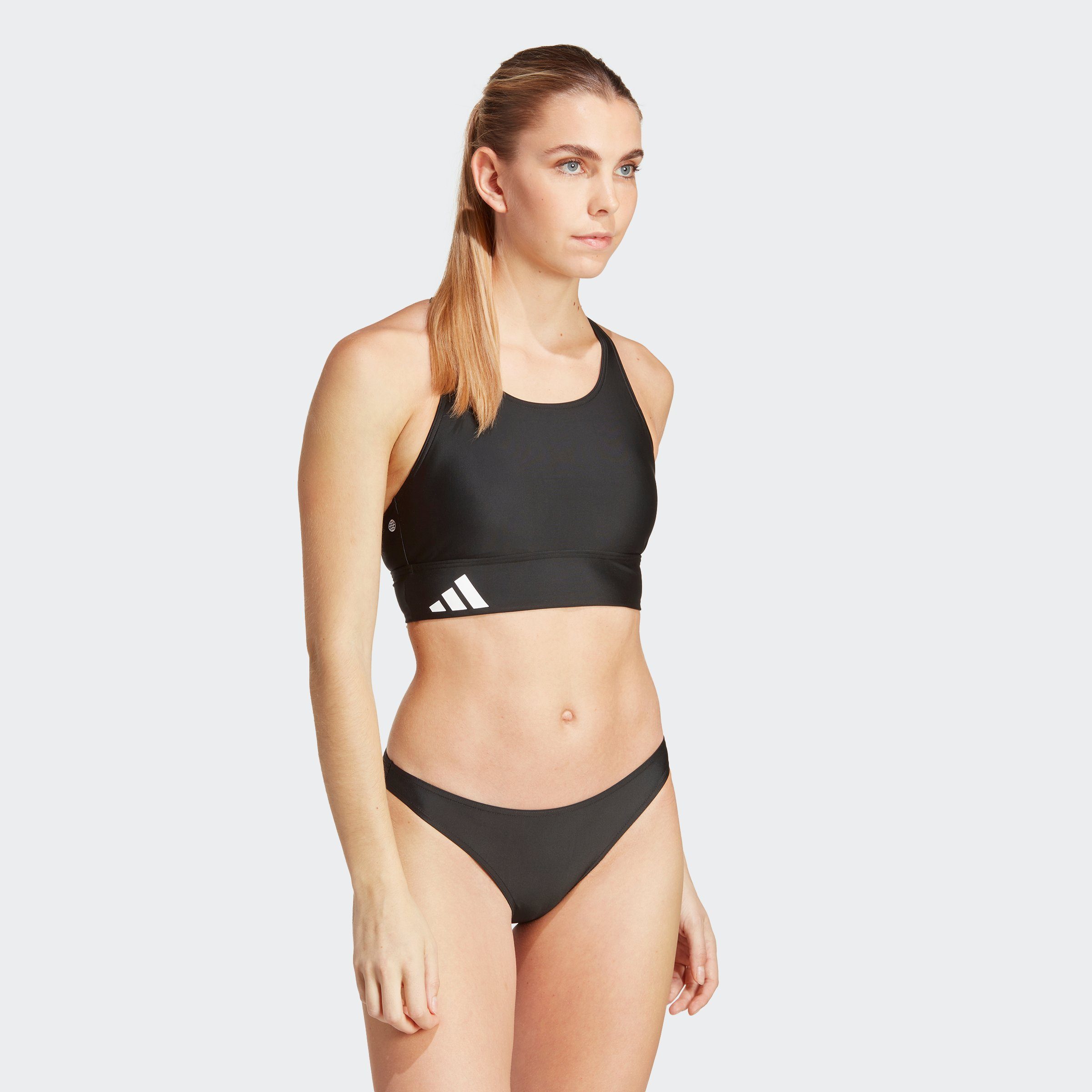 BIKINI White BRANDED / Performance Black BEACH Bustier-Bikini adidas