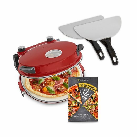 Springlane Pizzaofen Peppo, Oberhitze Backofen, Rot online ...
