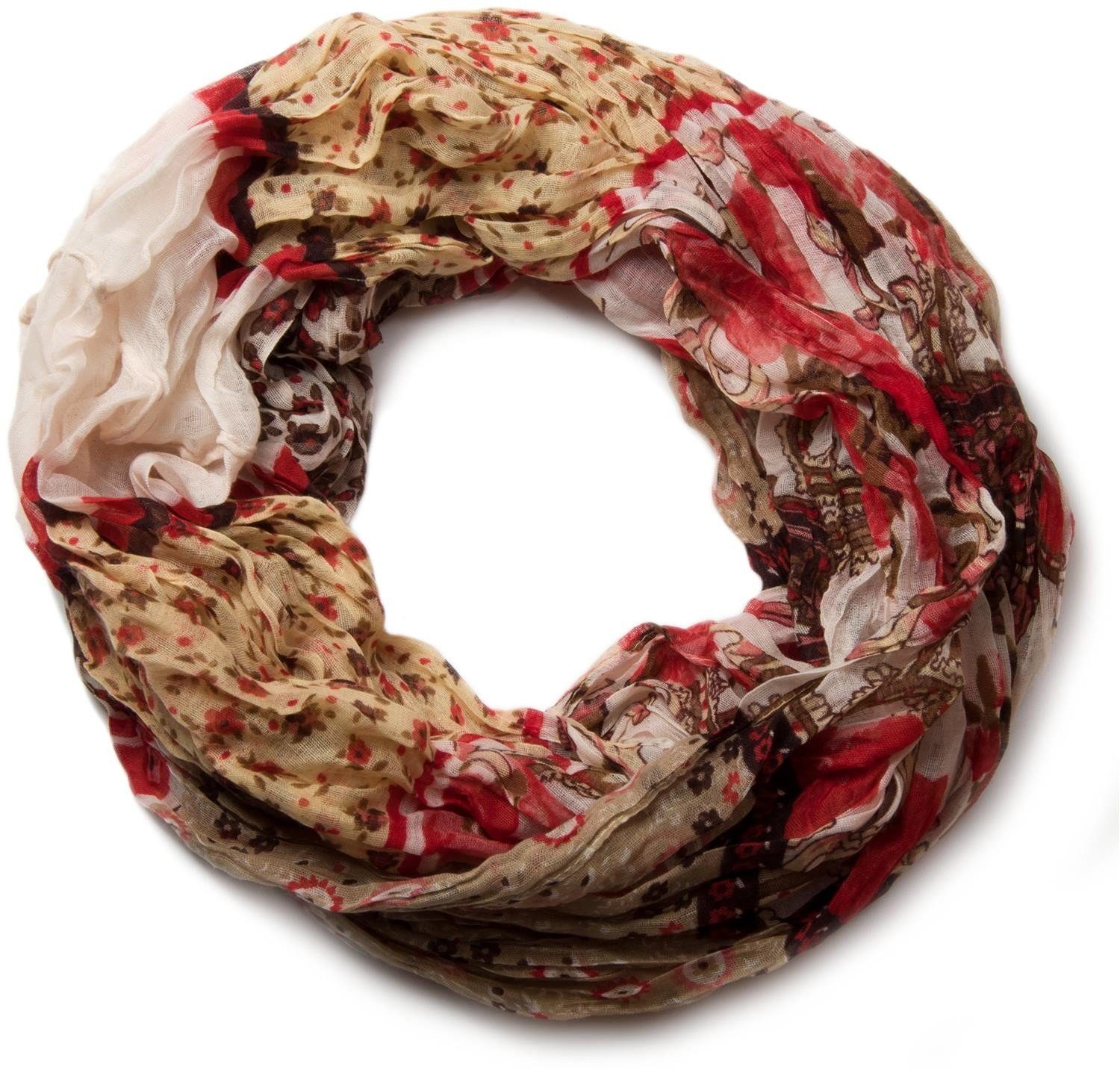 Loop Loop mit Blumen Paisley Muster