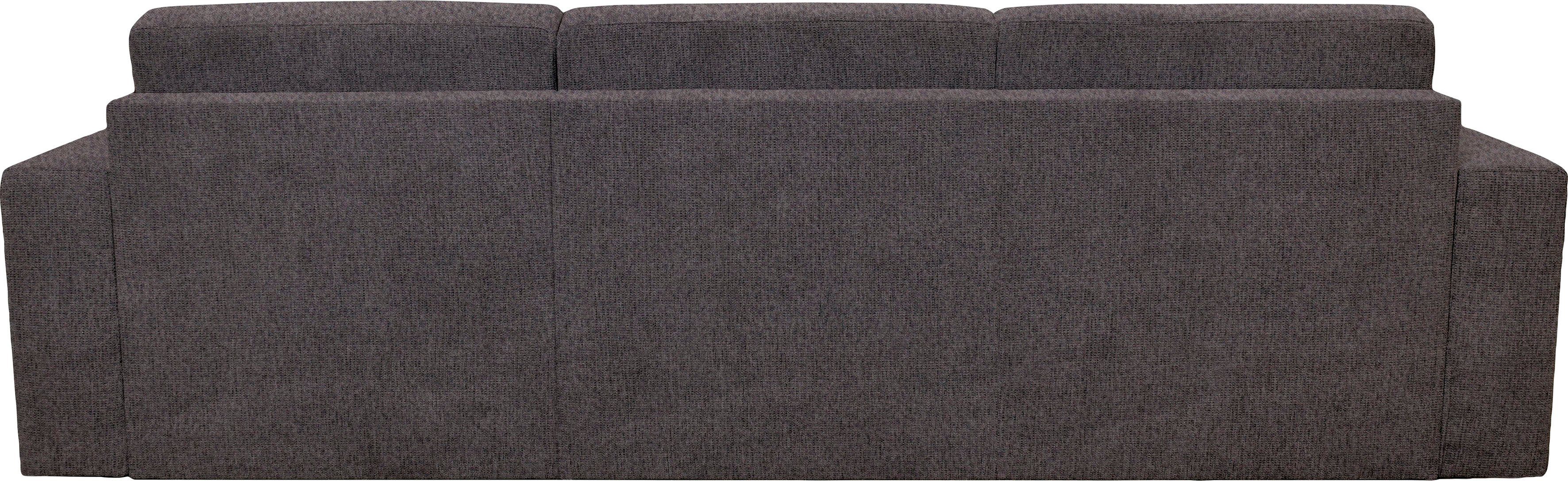 Ecksofa cm Home Liegemaße mit 163x198 Unterfederung, Dauerschlaffunktion, "L", affaire ca Roma