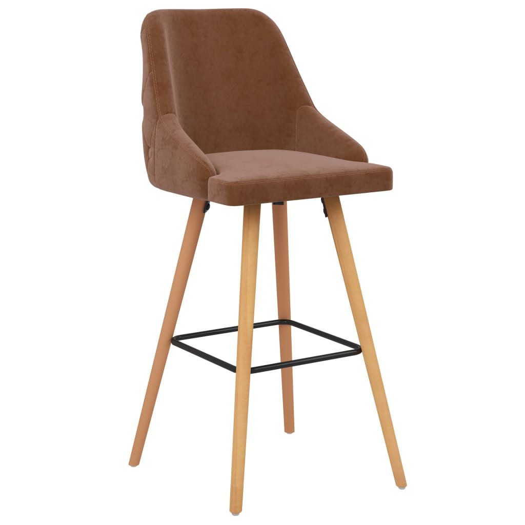 vidaXL Barhocker Barhocker 2 Stk. Braun günstig online kaufen