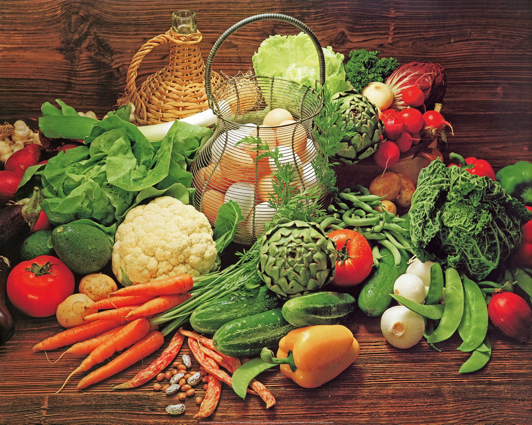 Papermoon Poster Mini-Poster Nr.319 Verdura Fresca, 40 X 50 CM, (Gemüse ...