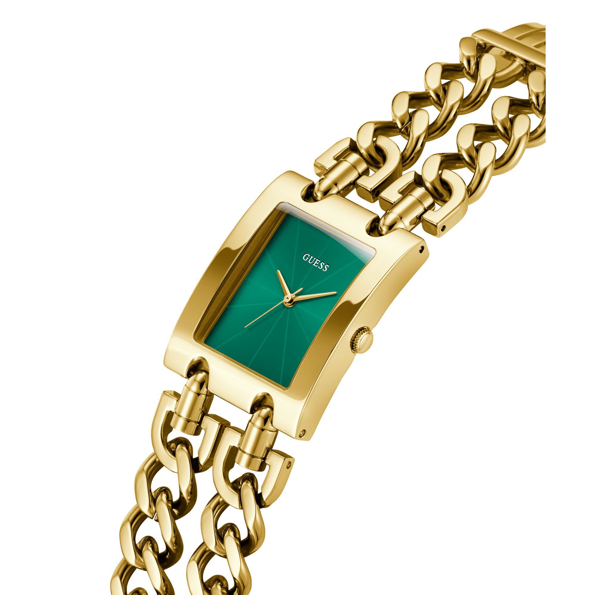 Guess Quarzuhr HEAVY METAL GW0740L2, Armbanduhr, Damenuhr, Edelstahlarmband, analog – Bild 3 von 5