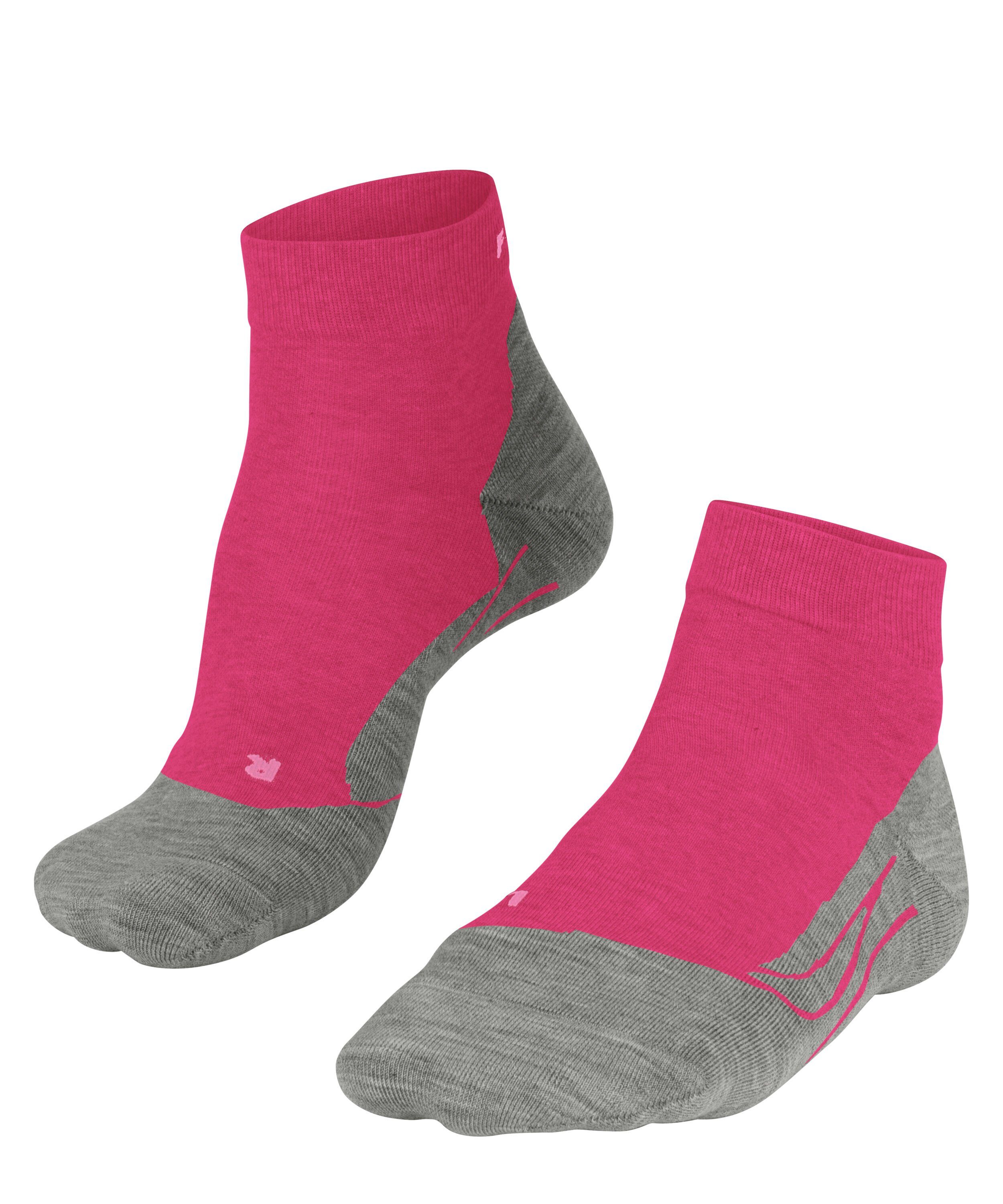 FALKE Sportsocken GO2 Short (1-Paar) mit mittelstarker Polsterung für Spikeschuhe rose (8564)