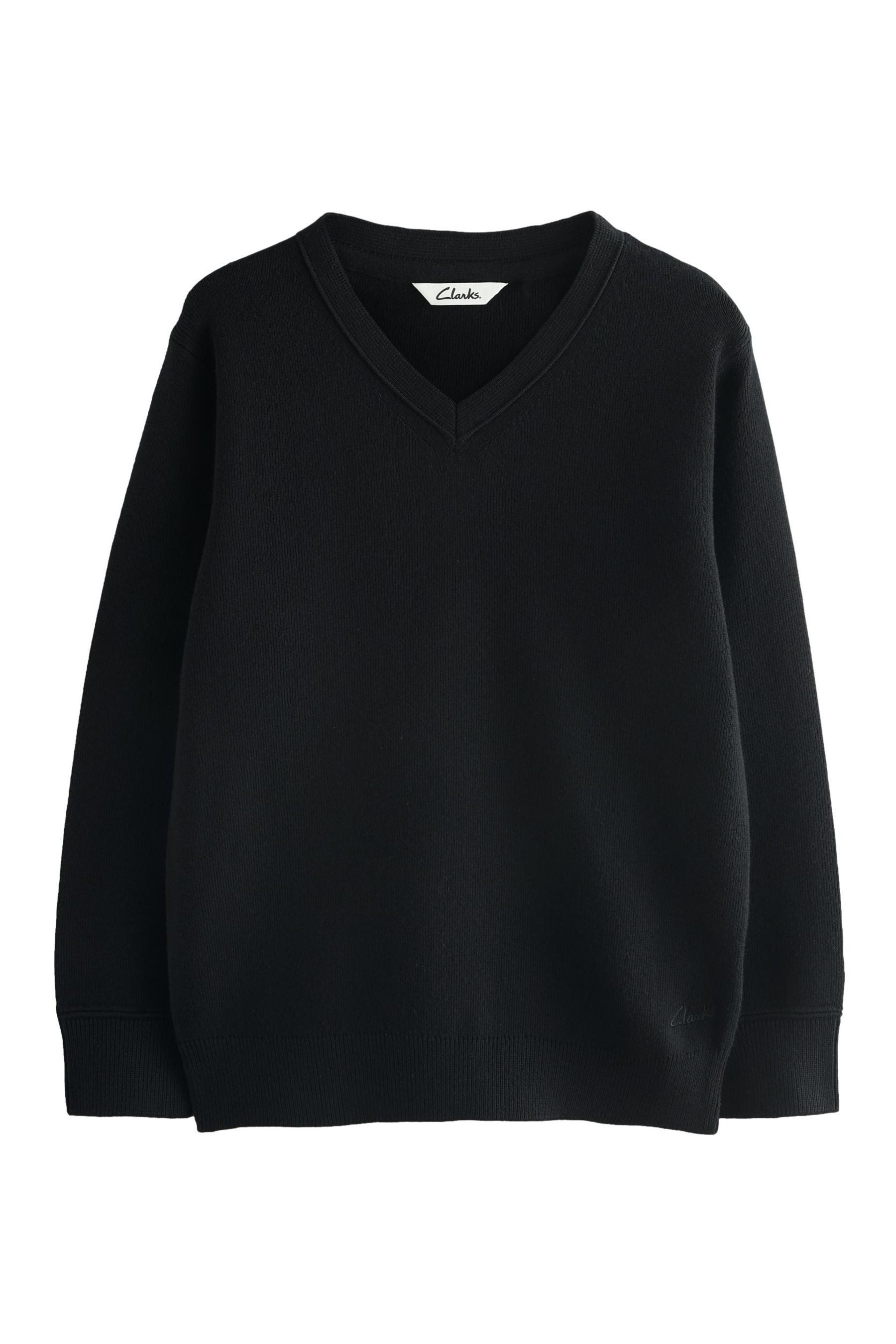 Clarks Strickpullover Clarks Unisex Schul-Strickpullover (1-tlg)