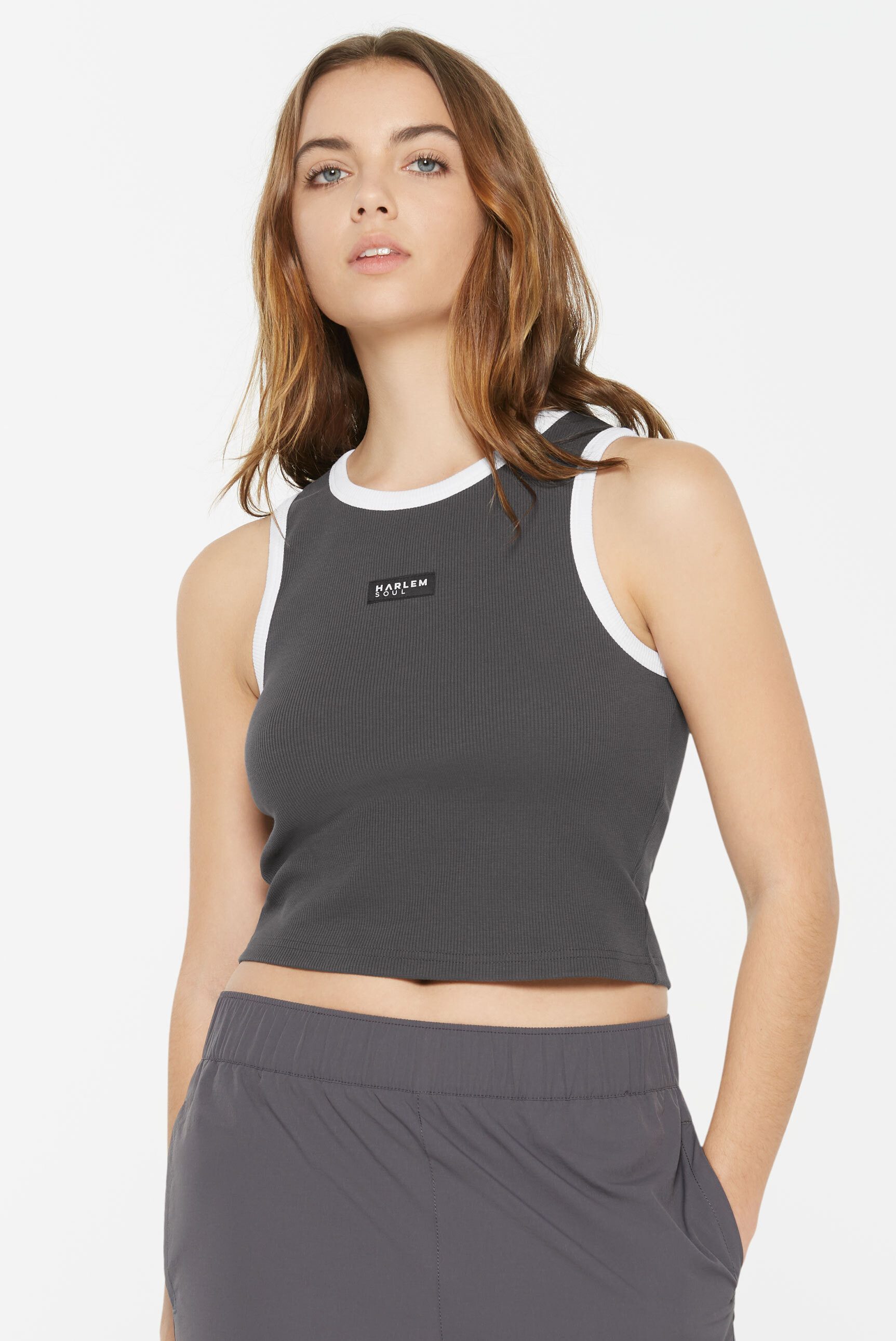 Harlem Soul Crop-Top mit Baumwolle