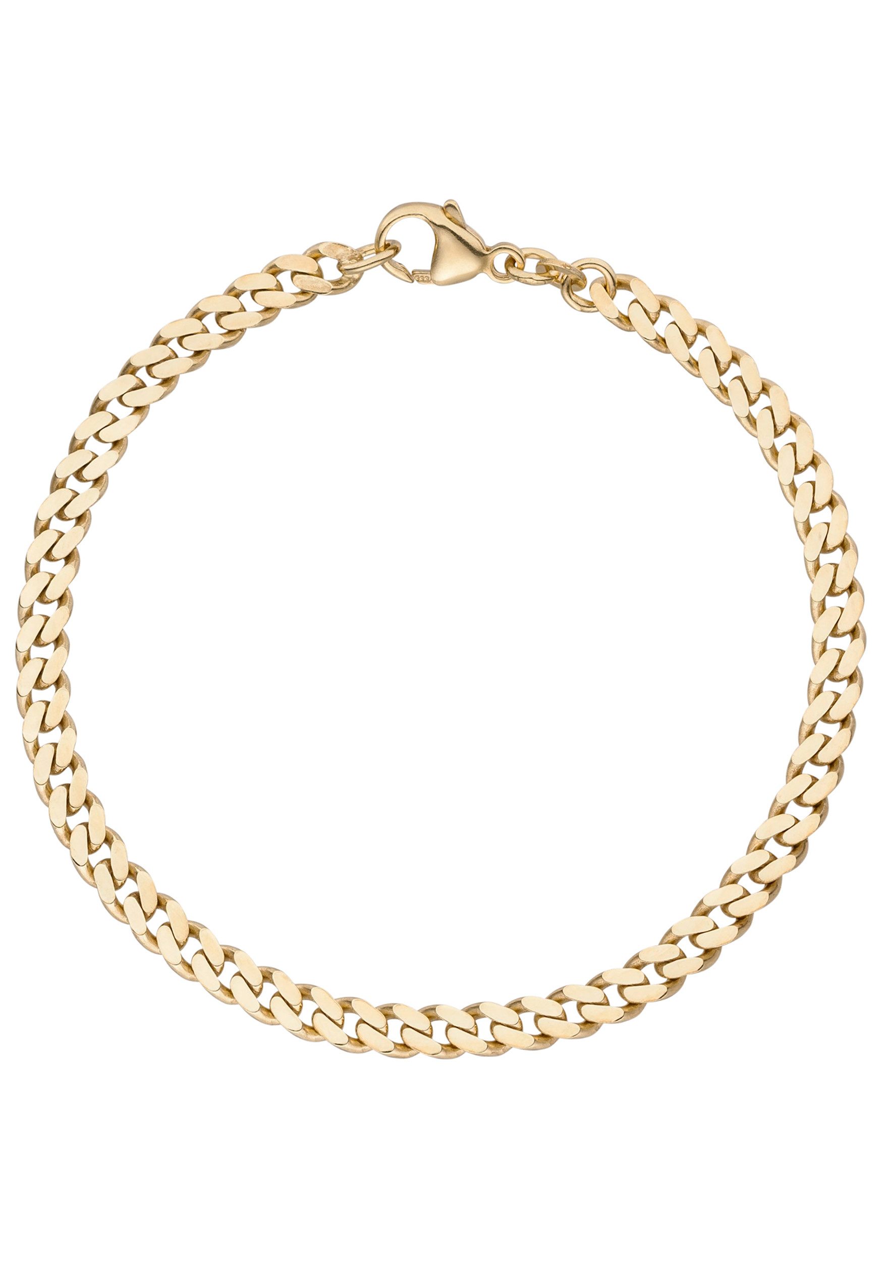 JOBO Panzerarmband Armband Panzer 4,6 mm, 333 Gold 21 cm