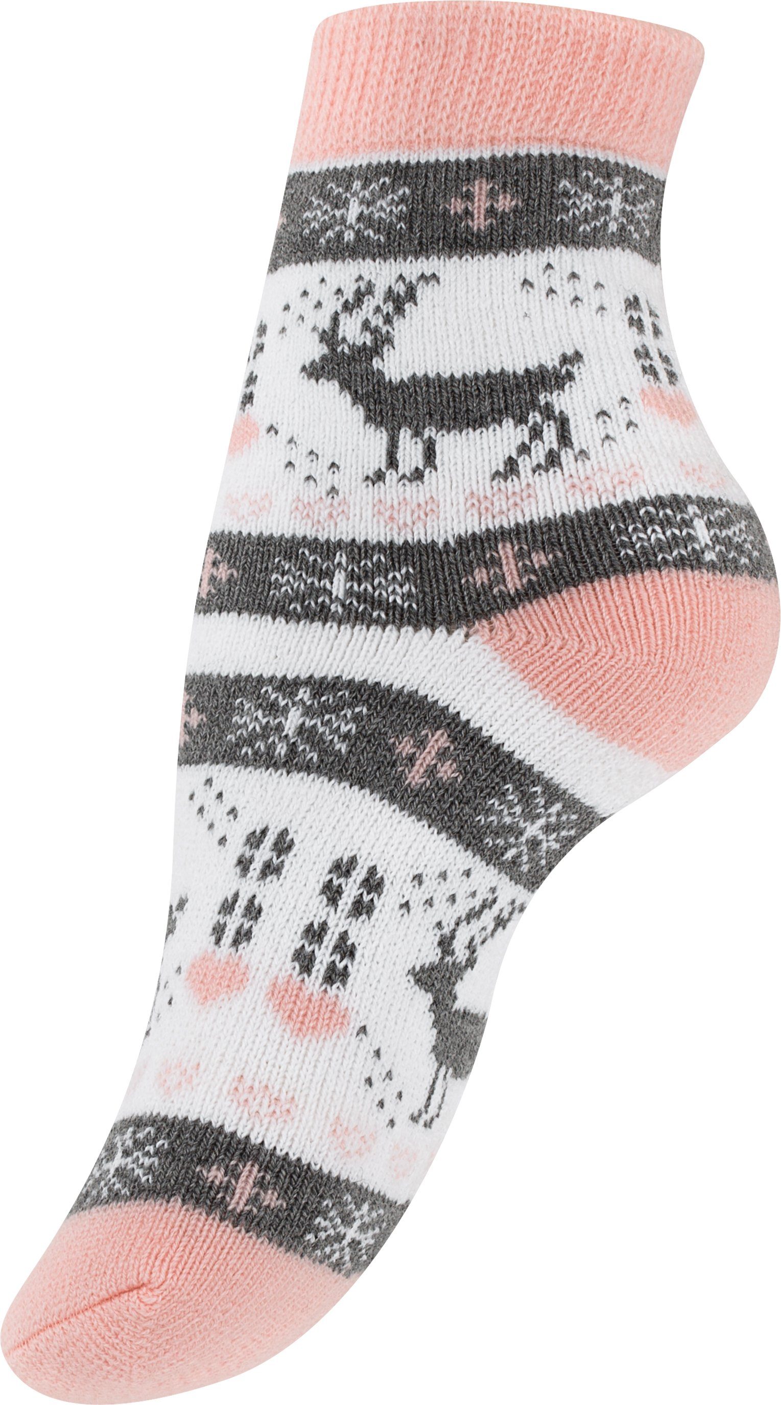 Yenita® Socken mit Innenfutter, Vollfrottee (4-Paar)