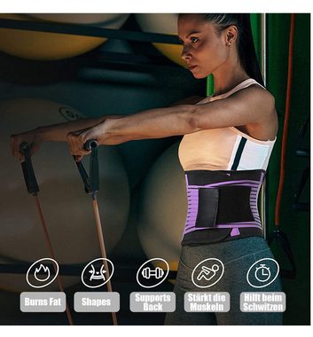 Coonoor Rückenbandage Atmungsaktive Rückenstützgürtel,Rückengurt Herren und Damen (1-tlg), rgonomisches Design,Elastisch Lendenwirbelstütze gürtel