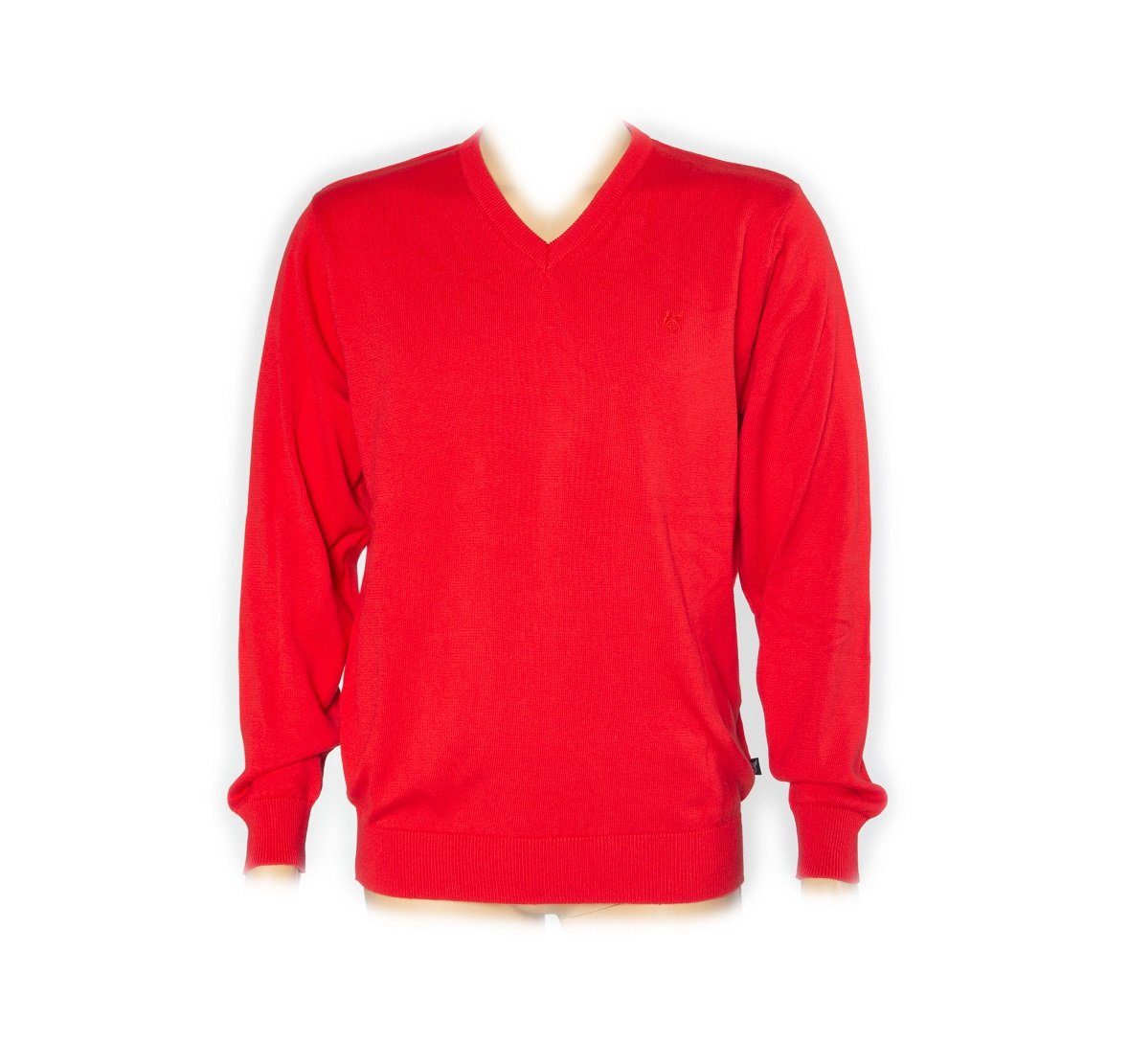 Essentials Jungen Uniform Pullover aus Baumwolle mit V-Ausschnitt 