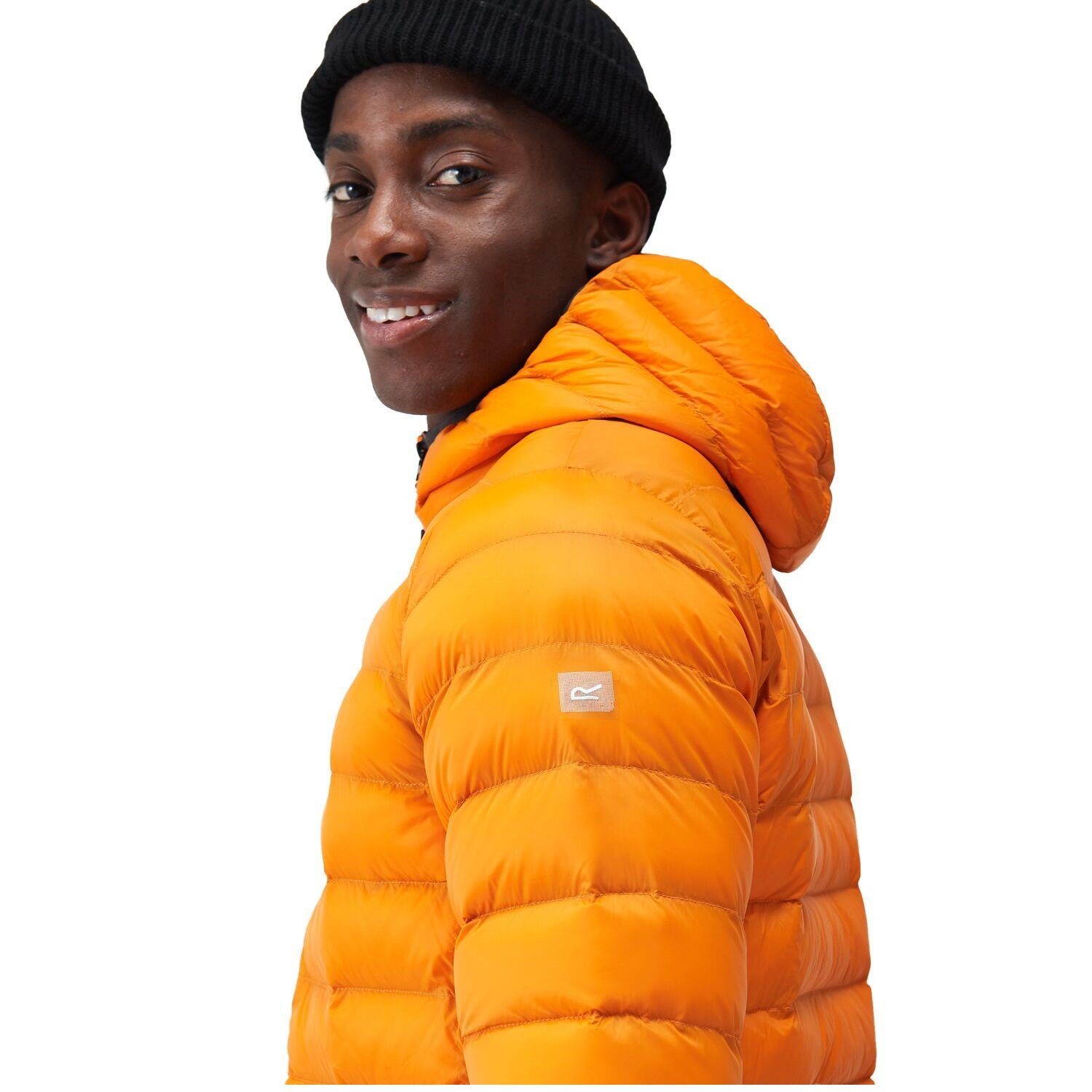 Regatta Funktionsjacke Marizion Baffle Kapuze Herren Jacke für mit Orange