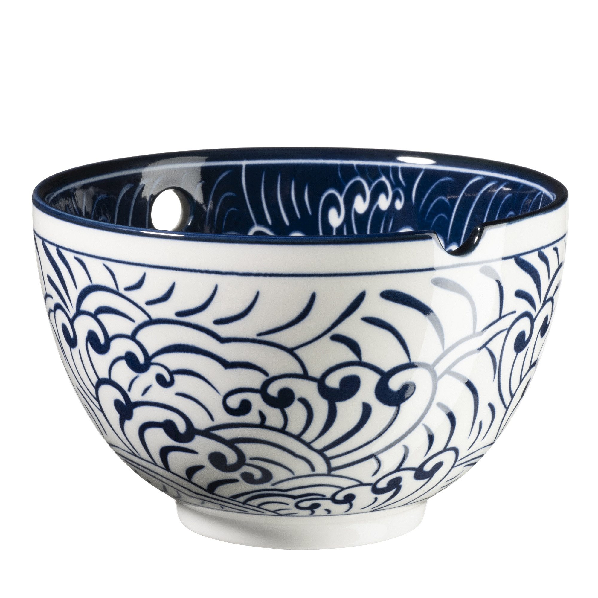 MÄSER Suppenschüssel Asiatische Schale Schüssel für Ramen Pho Nudel Bowl mit Essstäbchen, Material: Porzellan