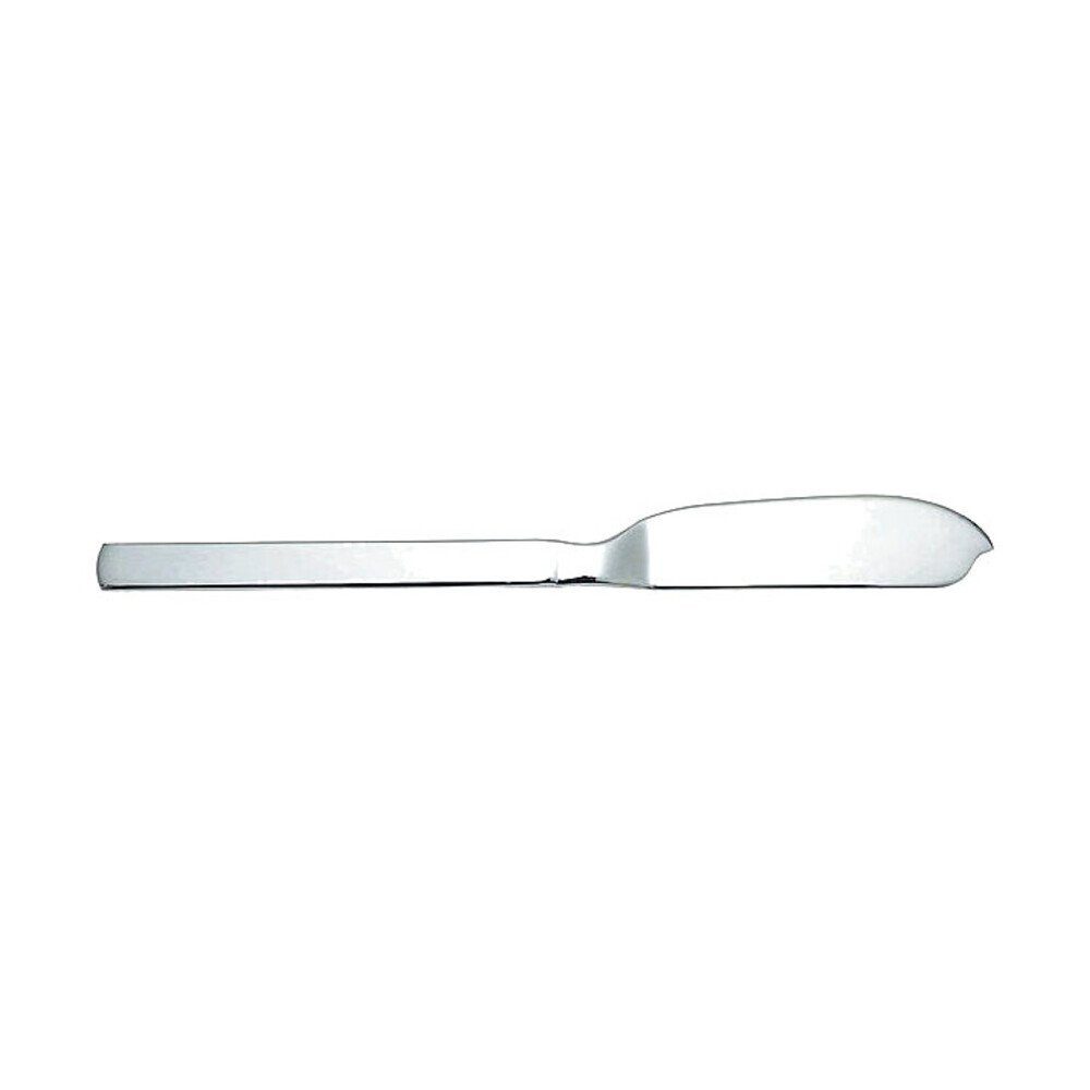 Alessi Geschirr-Set Fischmesser Edelstahl Dry mattierter Griff, Edelstahl 18-10