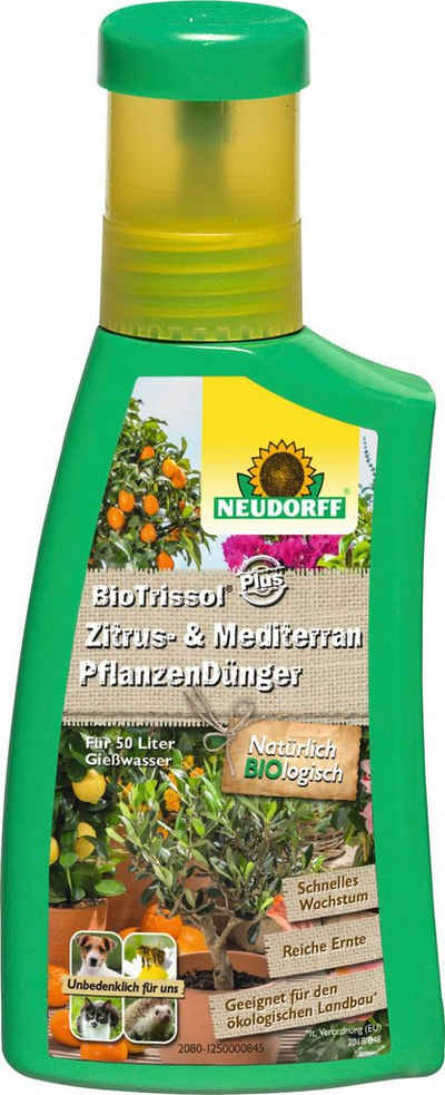 Neudorff Pflanzendünger »BioTrissol Plus Zitrus- & MediterranpflanzenDünger«, 0,25 l