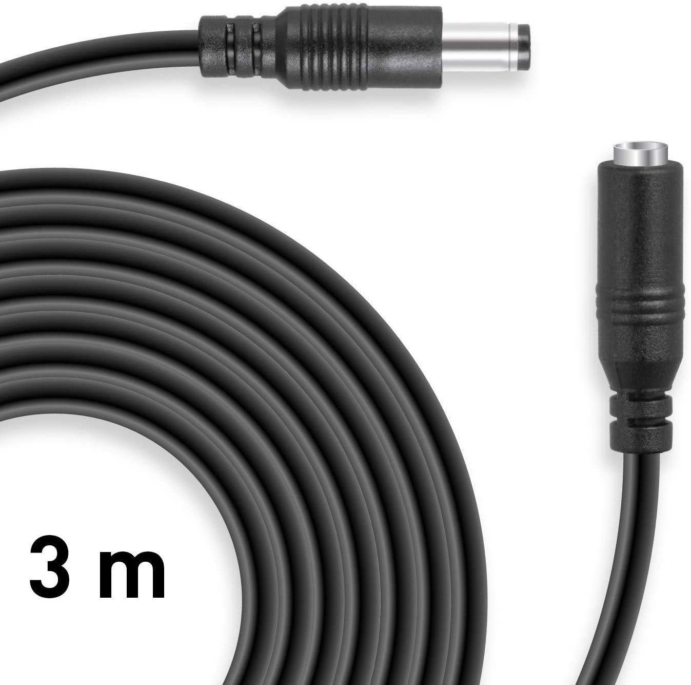 Wicked Chili 3m / 10m DC Verlängerung Universal (2,1 x 5,5 mm) Verlängerungskabel, Hohlstecker , Hohlsteckerbuchse (300 cm), DC-Verlängerungskabel für CCTV-Sich – Bild 3 von 5