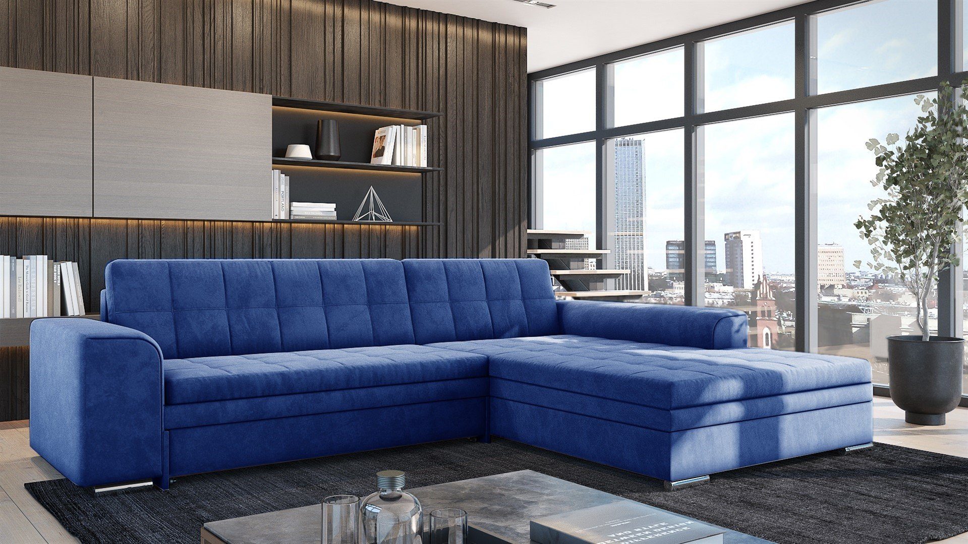 Fun Möbel Ecksofa Sofa SARRA Ottomane günstig online kaufen