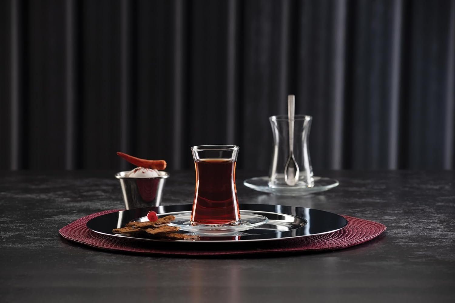 Pasabahce Gläser-Set Heybeli 42361, 6-tlg., Glas, Pasabahce Heybeli 42361 Teeglas Set 6 Teilig