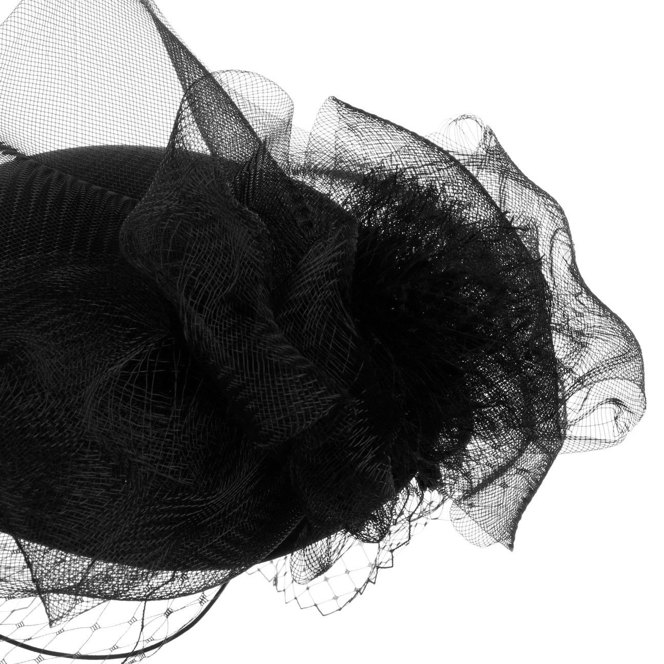 Lierys Sonnenhut (1-St) Fascinator mit Kinnband, Made in Italy