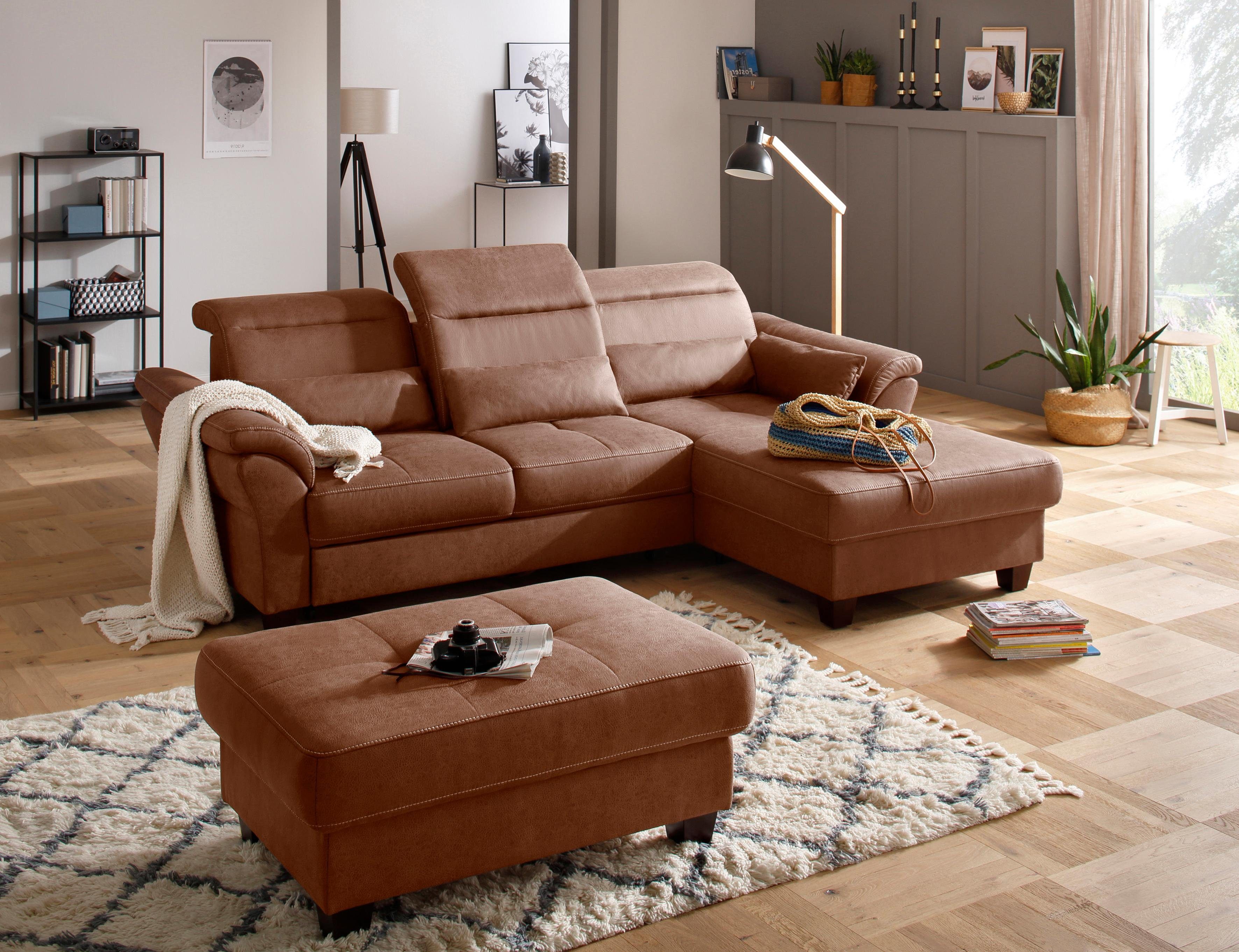 Home affaire Ecksofa Solvei L-Form, mit günstig online kaufen