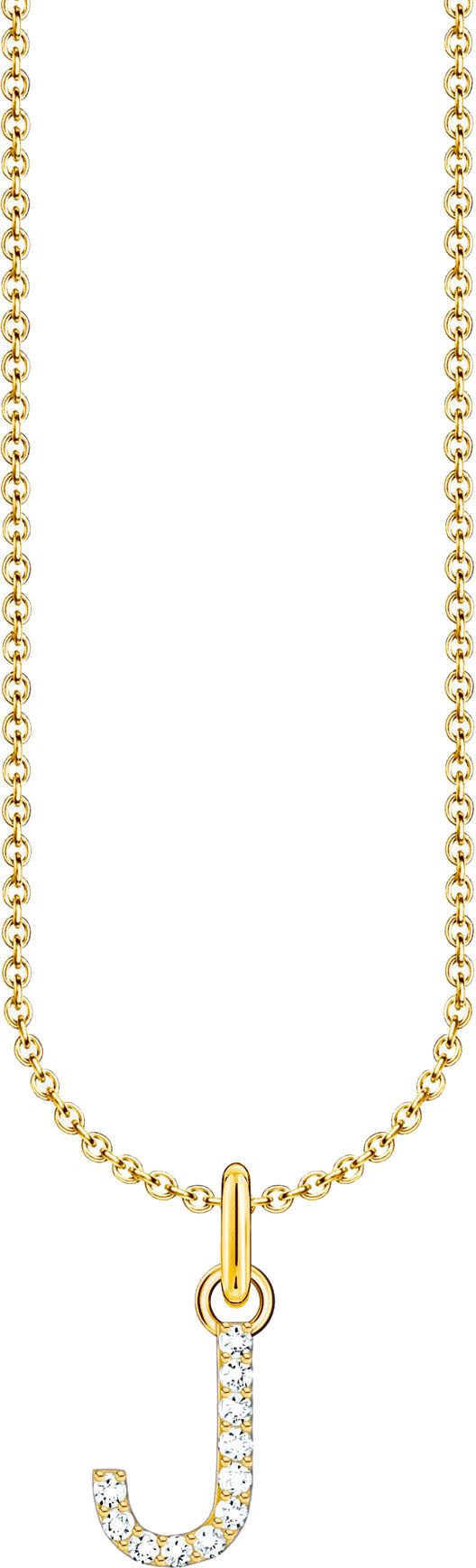 THOMAS SABO Kette mit Anhänger Buchstab...