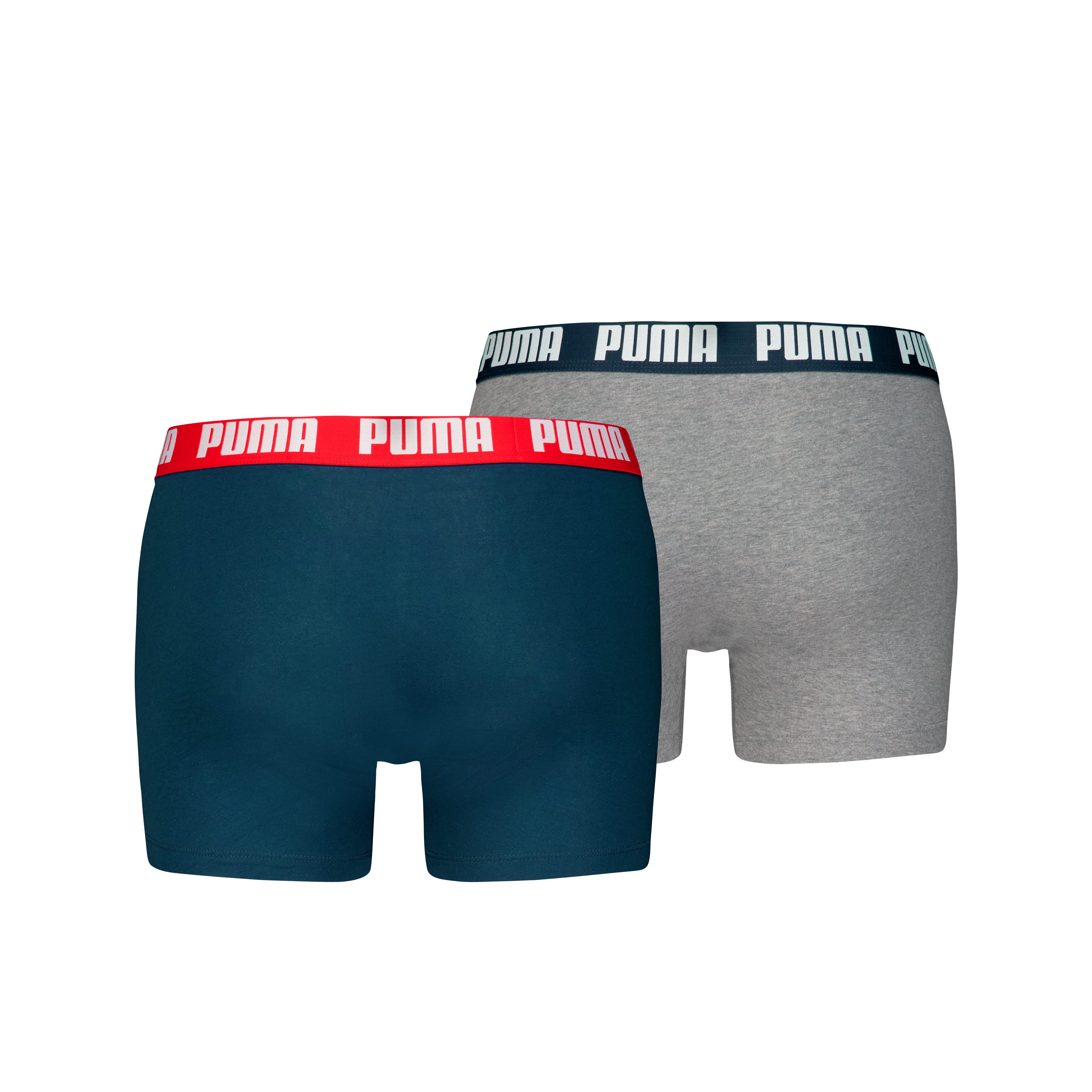 PUMA Boxershorts PUMA MEN EVERYDAY BASIC BOXERS 2P (Packung, 2er Pack) mit Puma Webbund